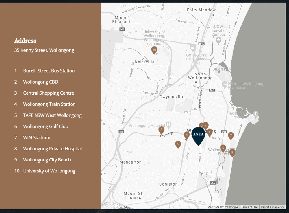 Map ASEA 35 Kenny Street Wollongong.PNG