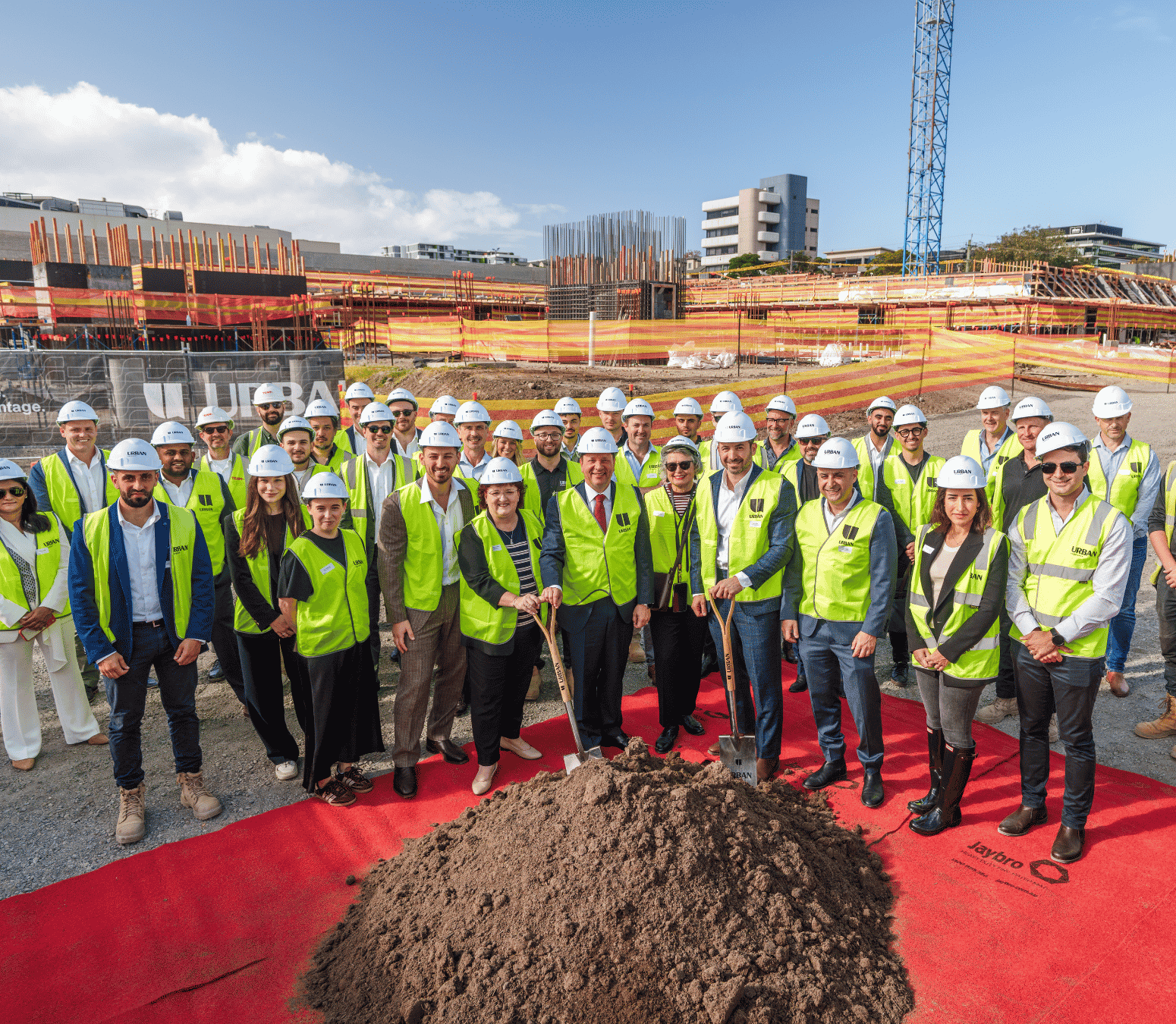  Ground-breaking ceremony  