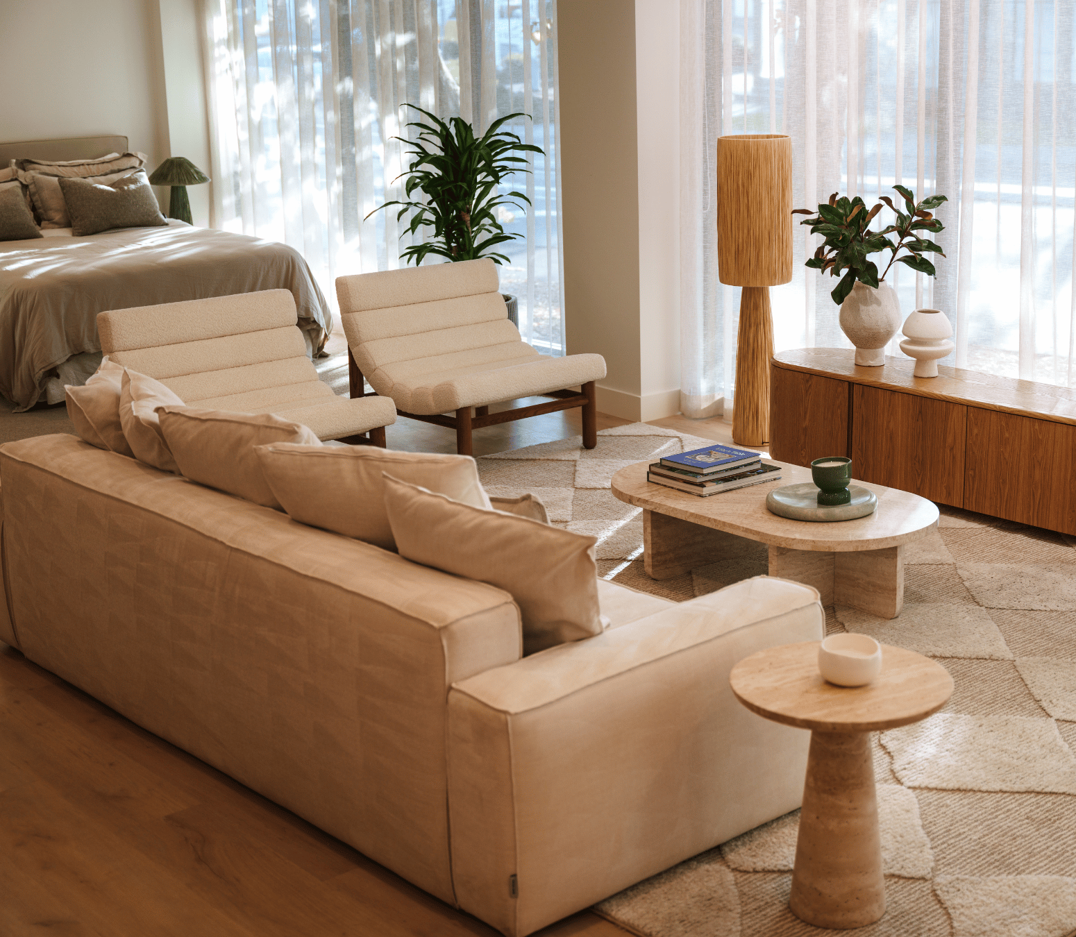  Another angle of living room in display suite 