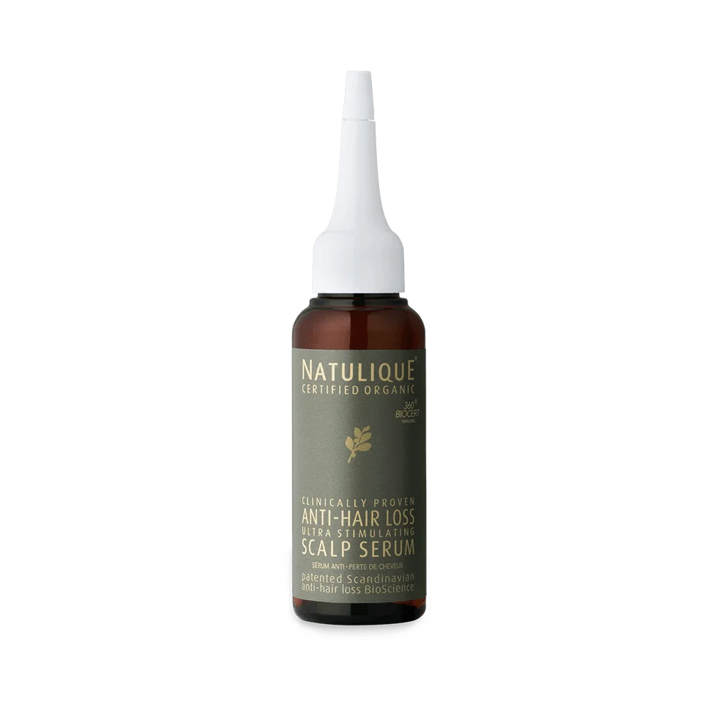 Natulique Anti-Hair Loss Scalp Serum bottle with white cap