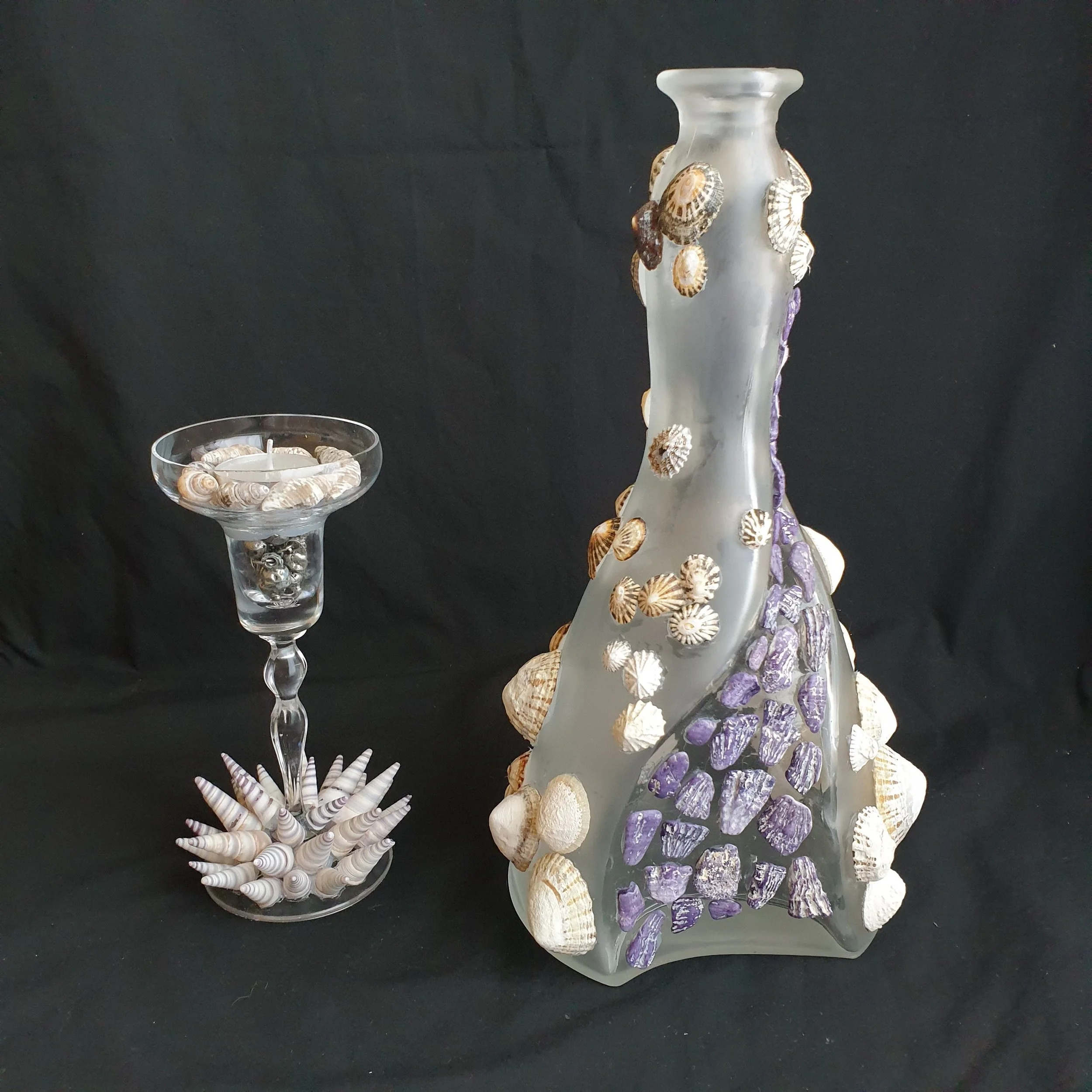 Two vessels from the series Far South Fossicking by Henrietta Manning