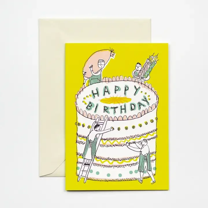 Big Cake blank card