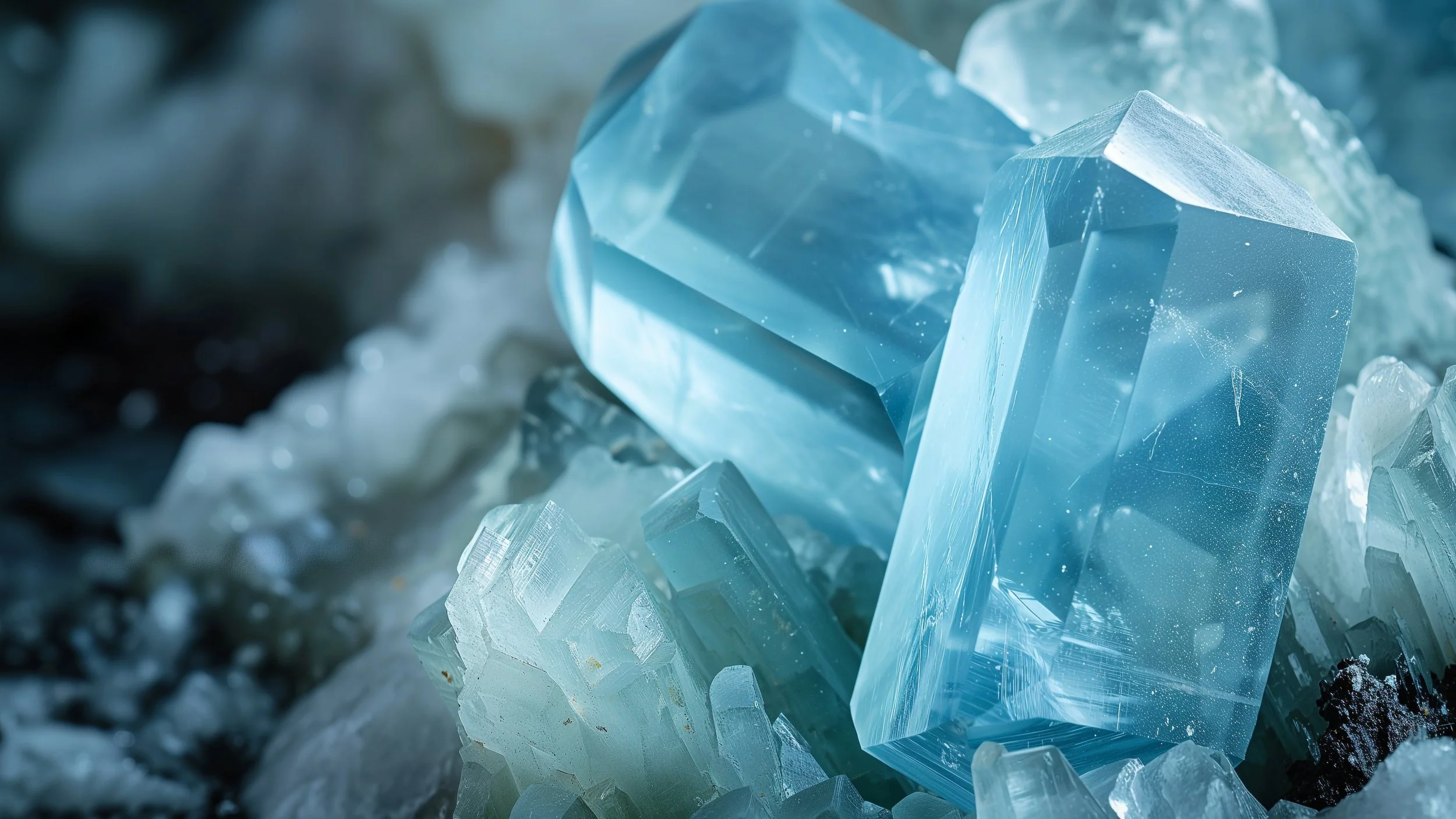 Aquamarine Bracelet 4mm