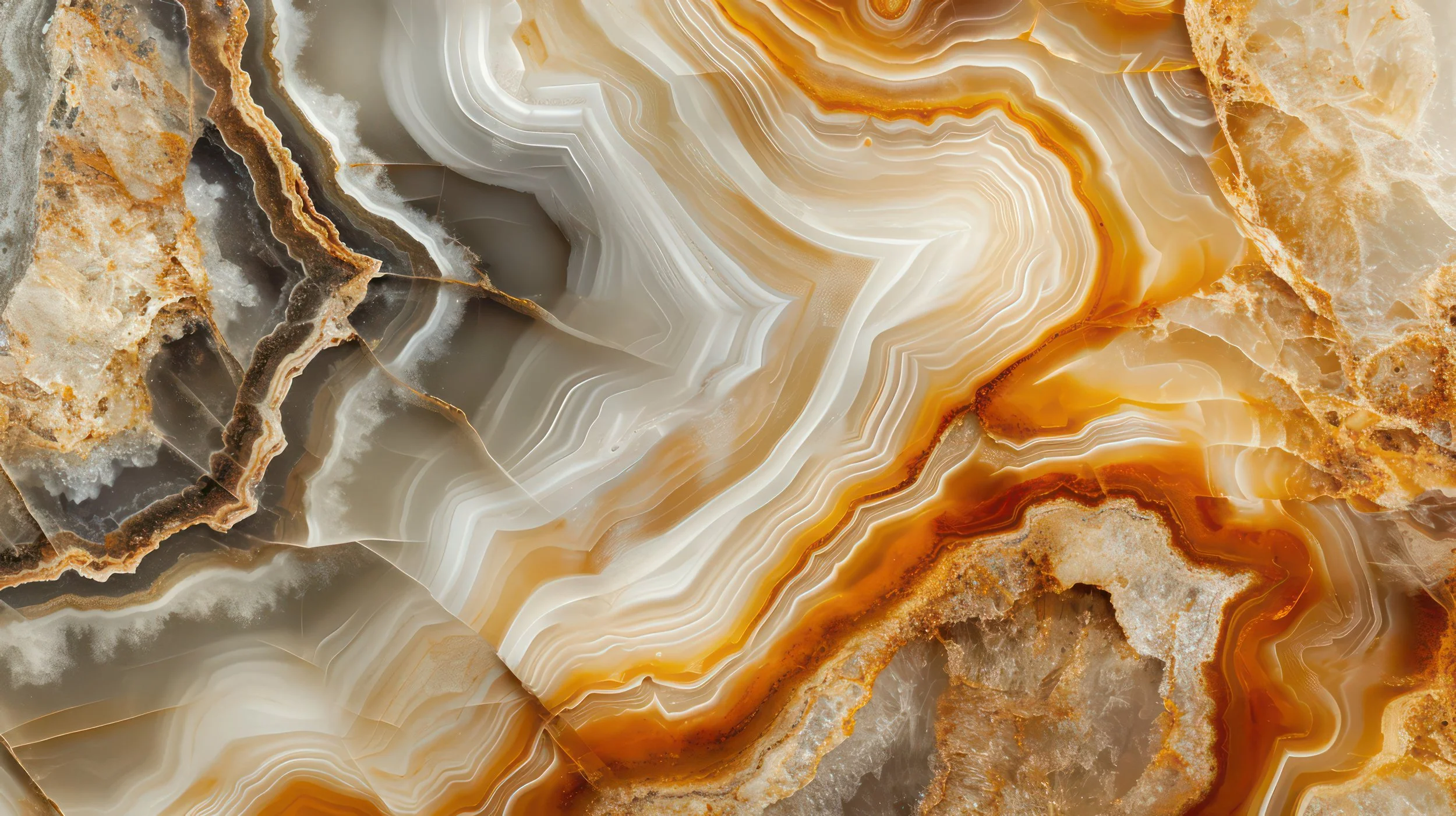 Matte Crazy Lace Bracelet 6mm