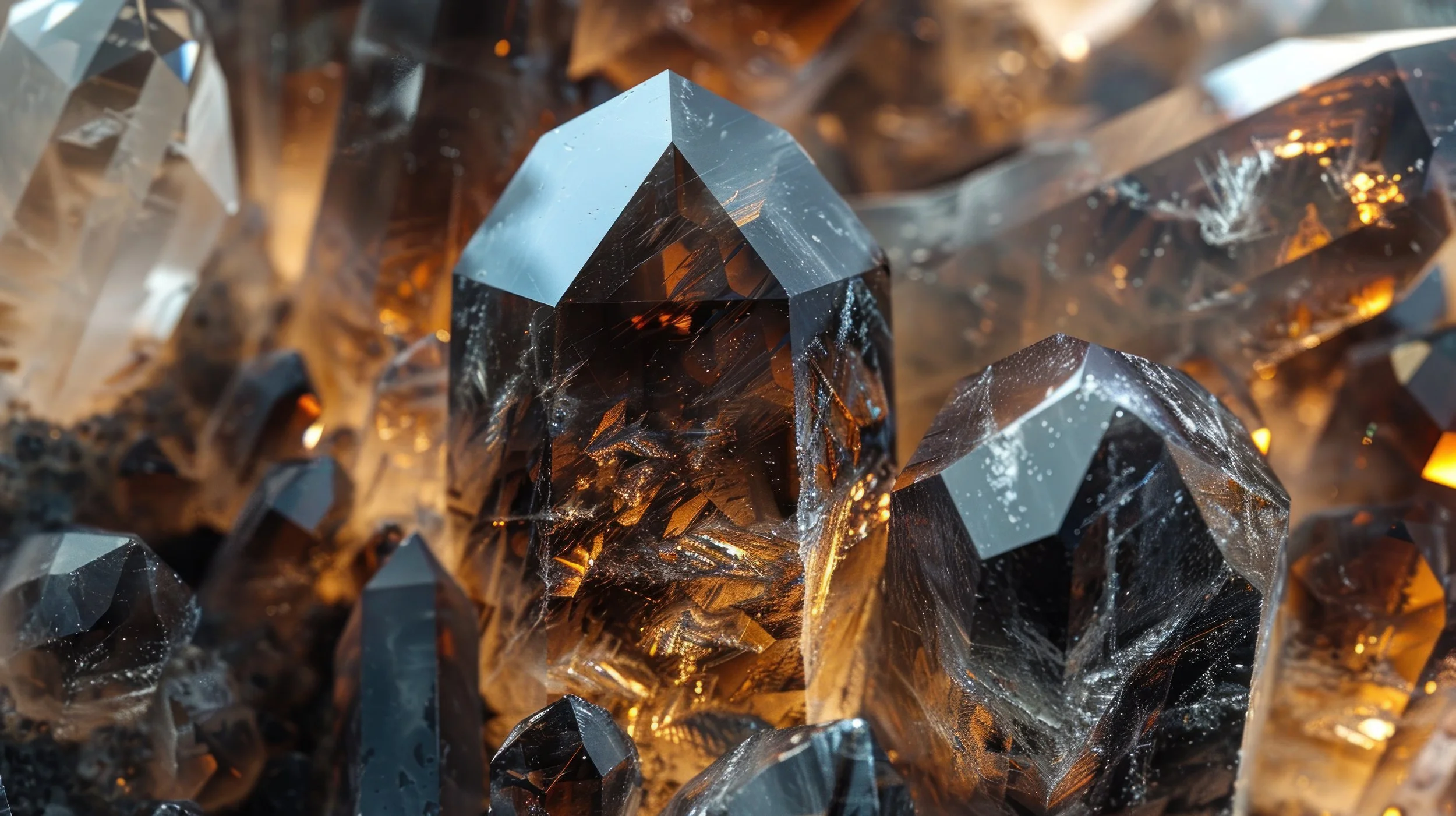 Smoky Quartz Bracelet 4mm