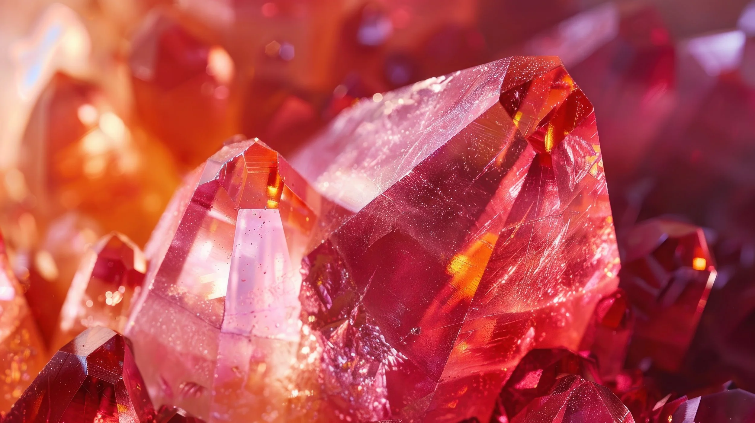 Strawberry Quartz Bracelet 4mm