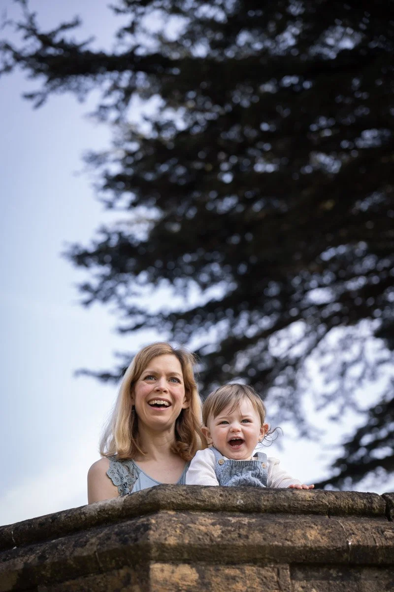 Cardiff family shoot, Insole Court behind Manor House mother and child