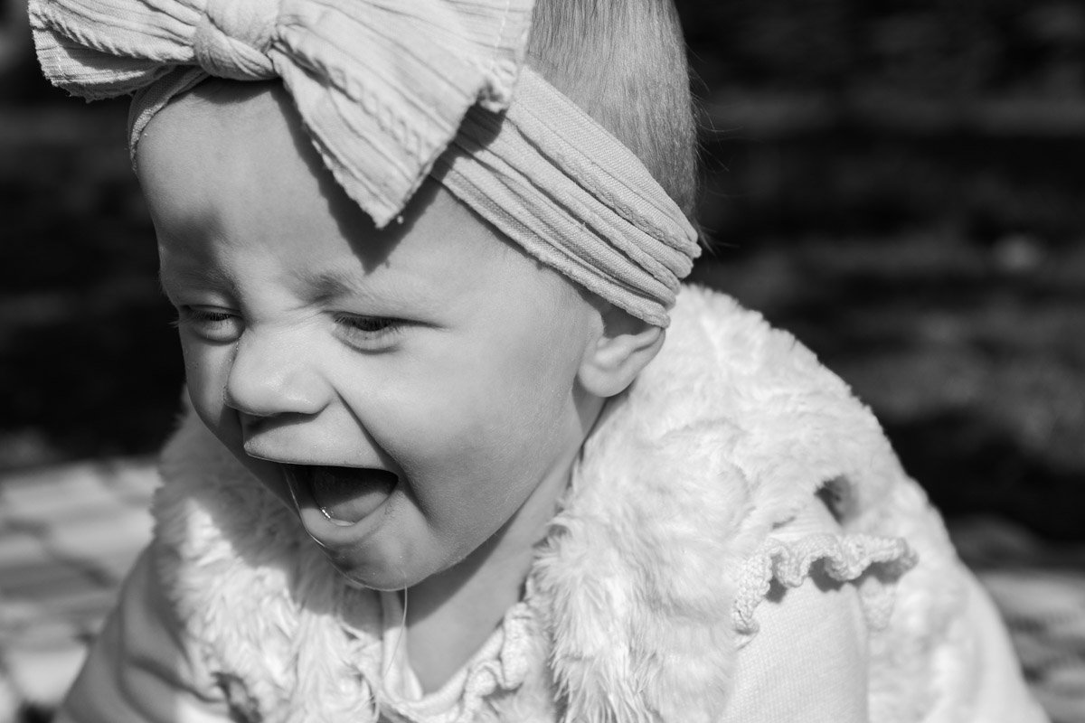 baby laughing