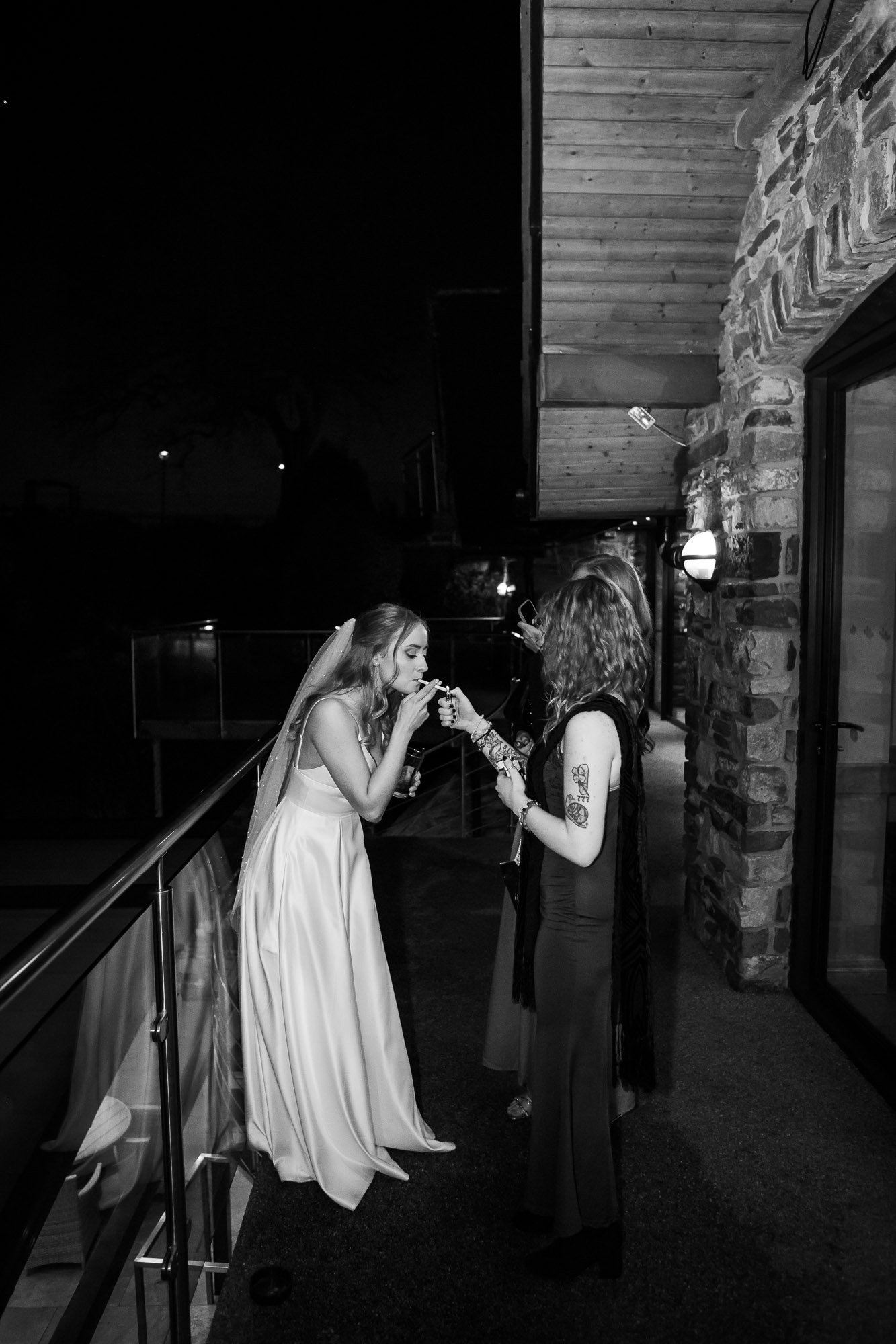 bride at Canada Lodge Cardiff