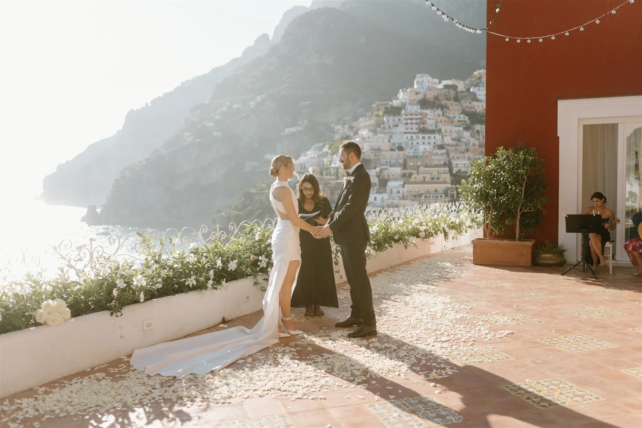 Elopement ceremony in Amalfi coast Italy
