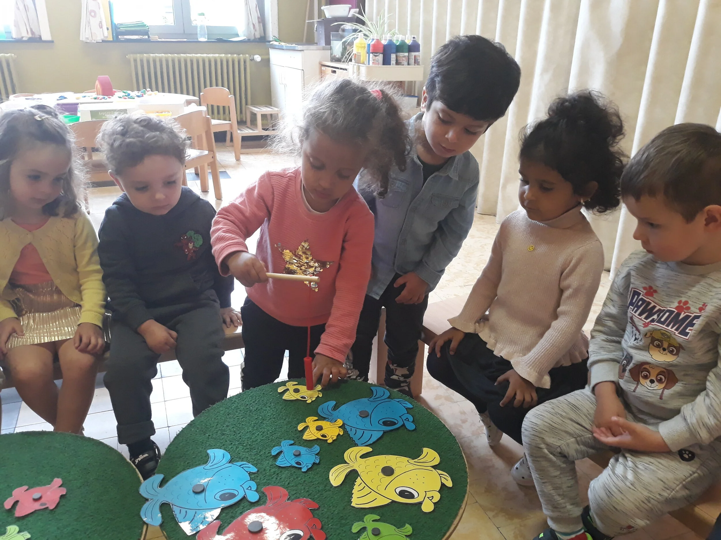 Een kijkje in onze vissenklas