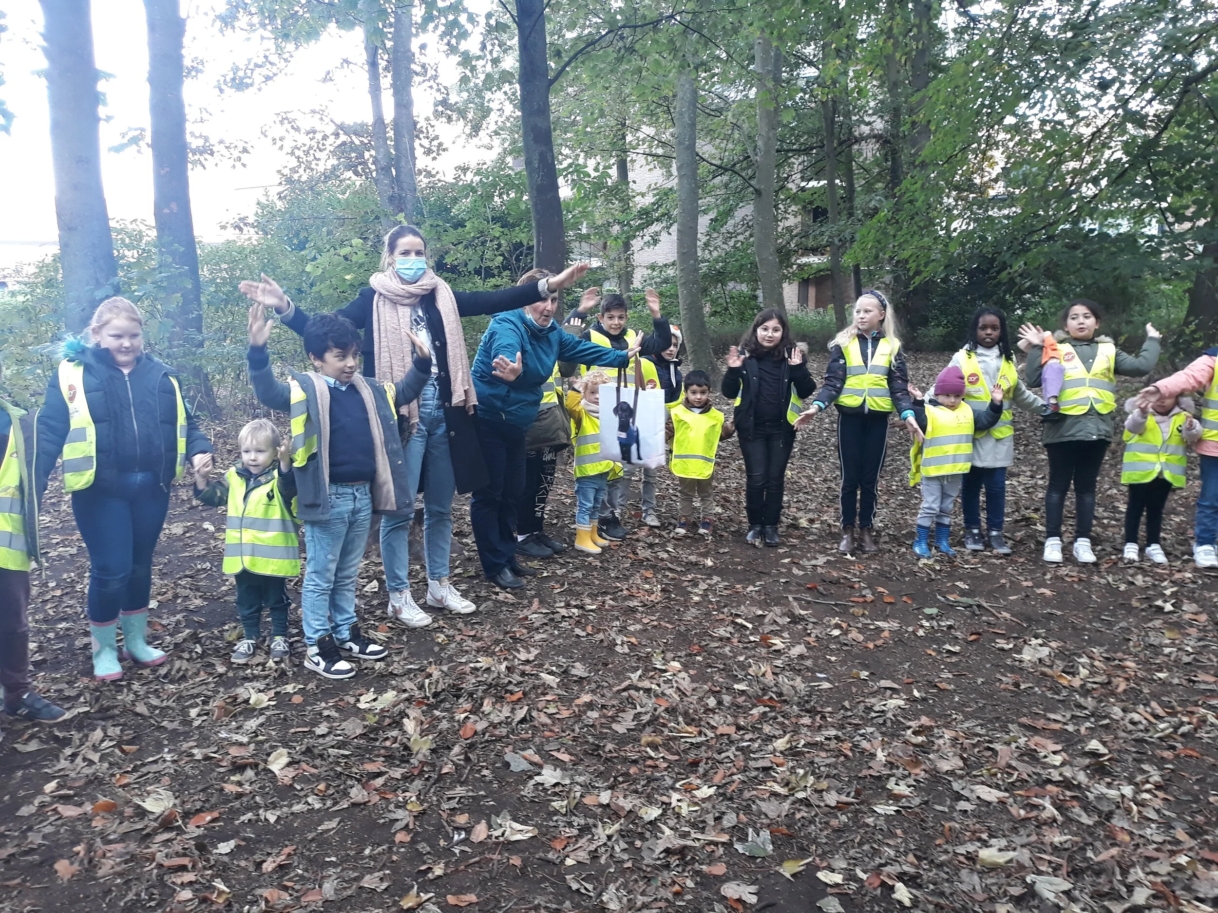 Week van het bos: IA, IB en 4A trekken naar het Azaleapark