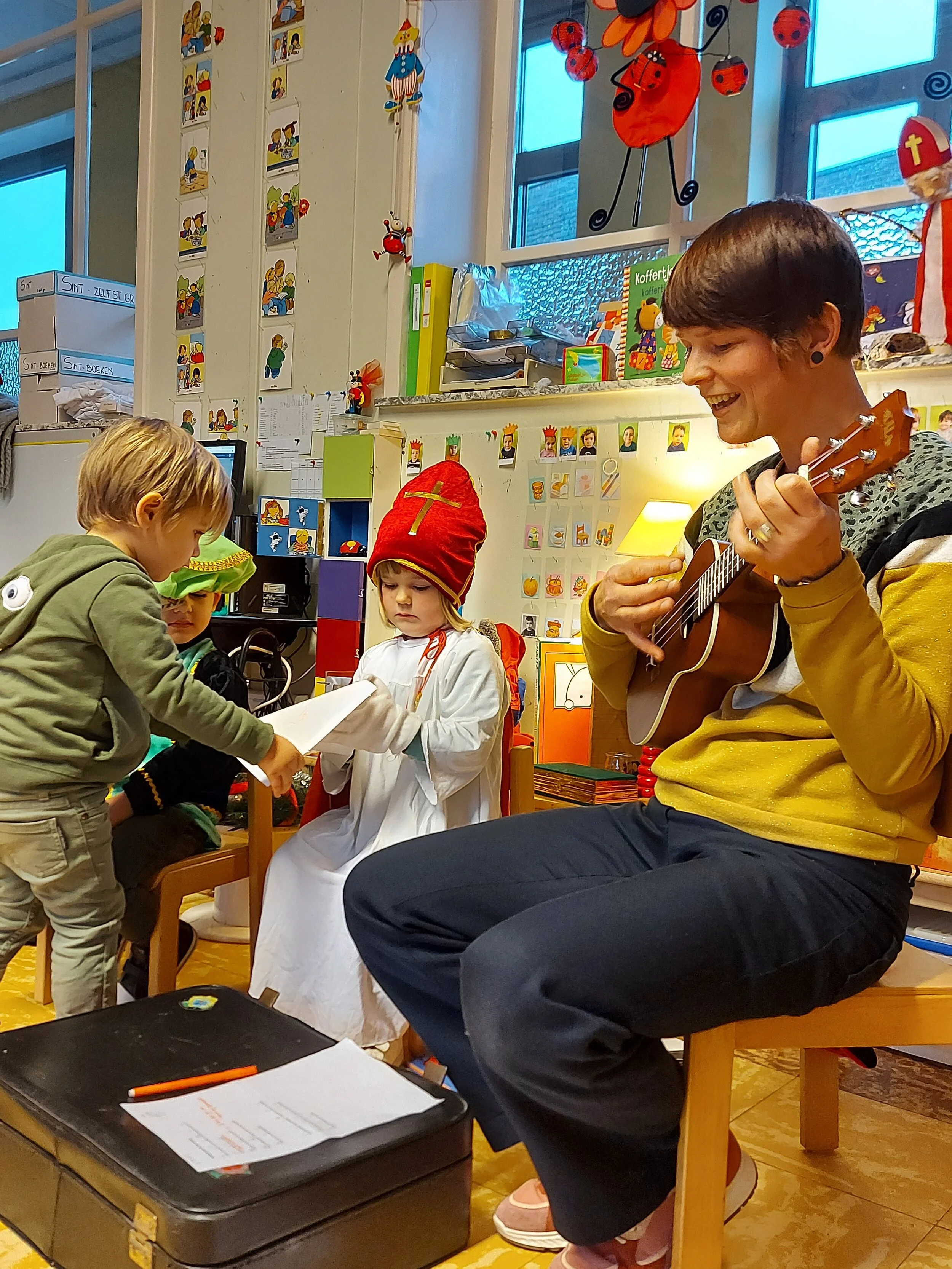 Een muzisch verhaal door sportjuf Lien 