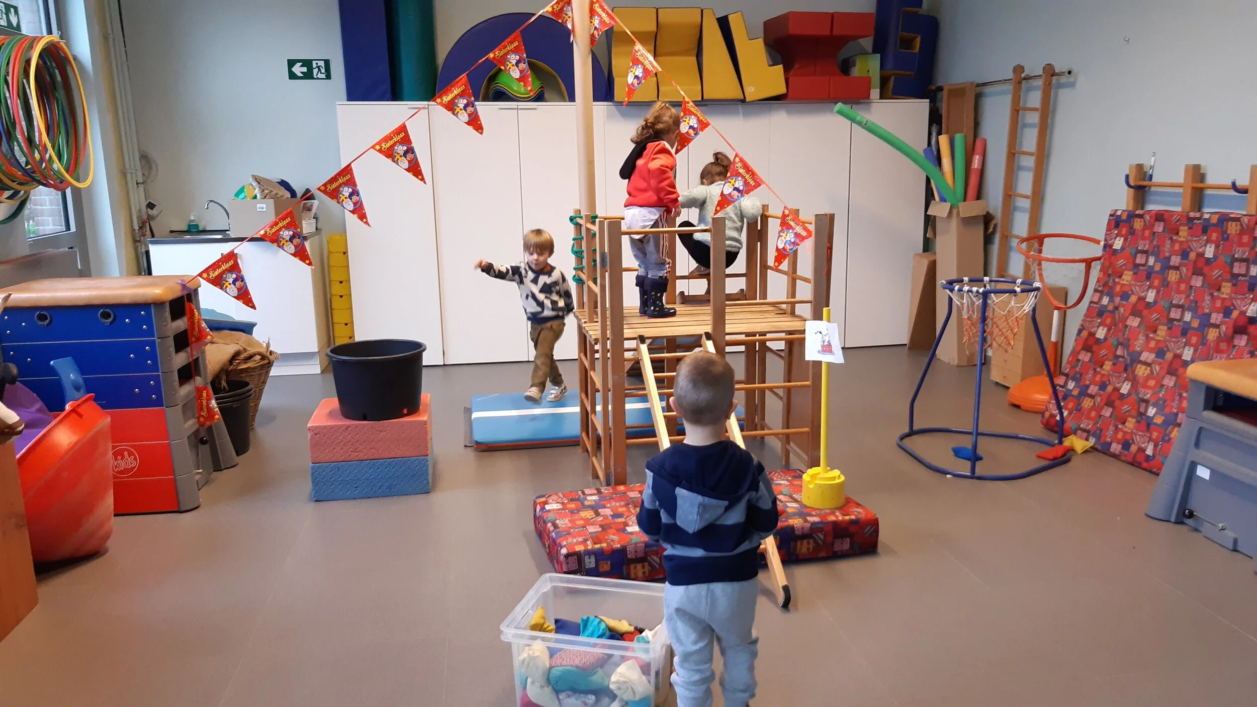 Sintkriebels in de sportzaal