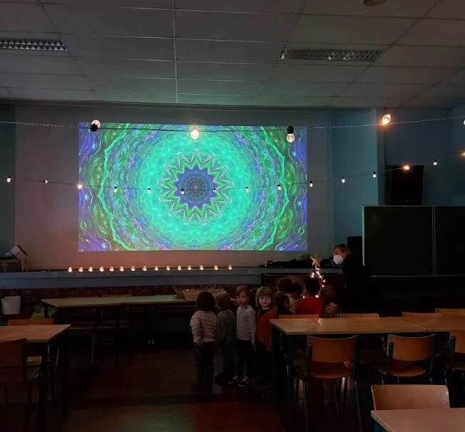 Lichtjeswandeling in de kleuterschool