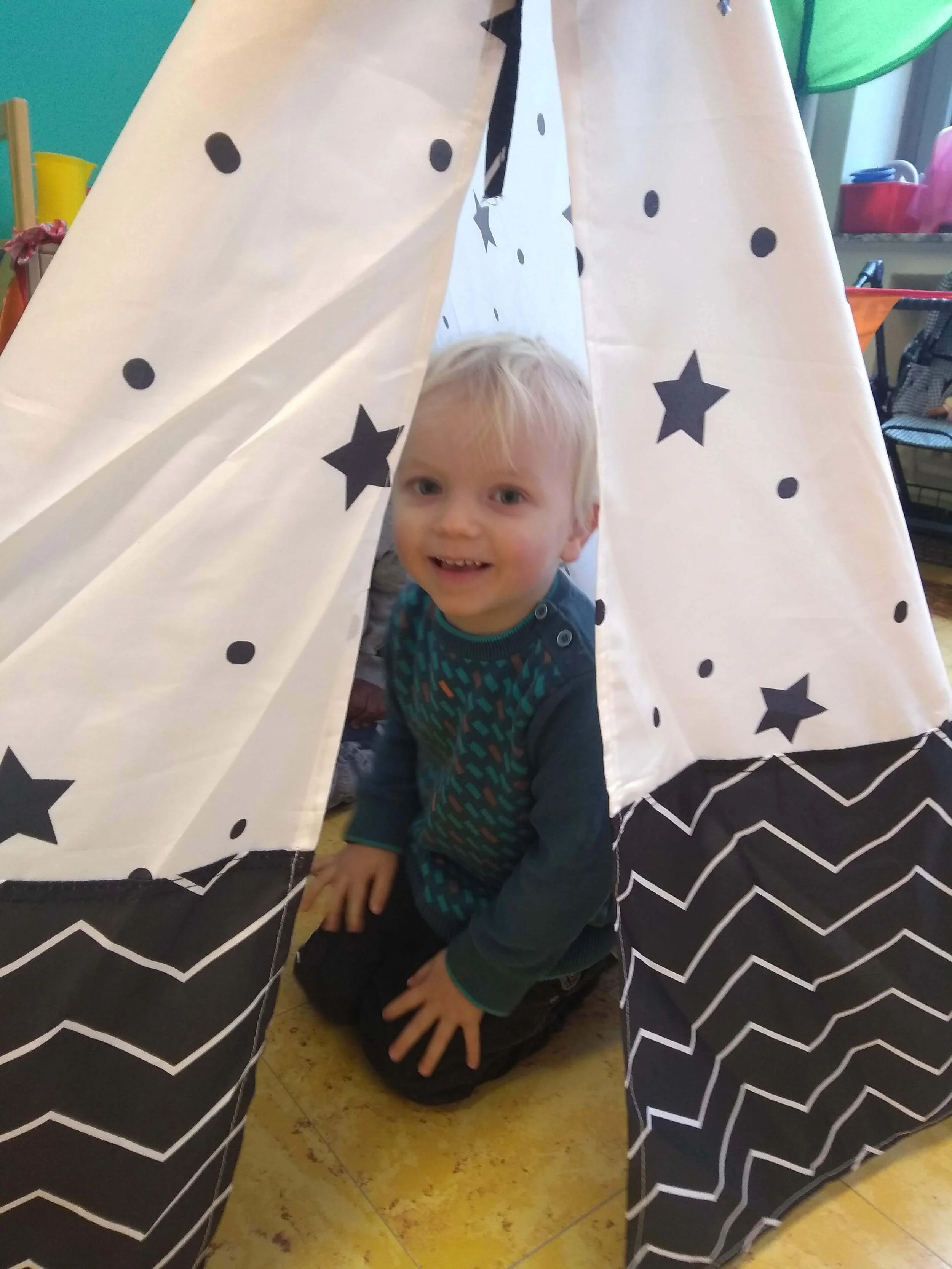 Gezellige drukte in de vlinderklas