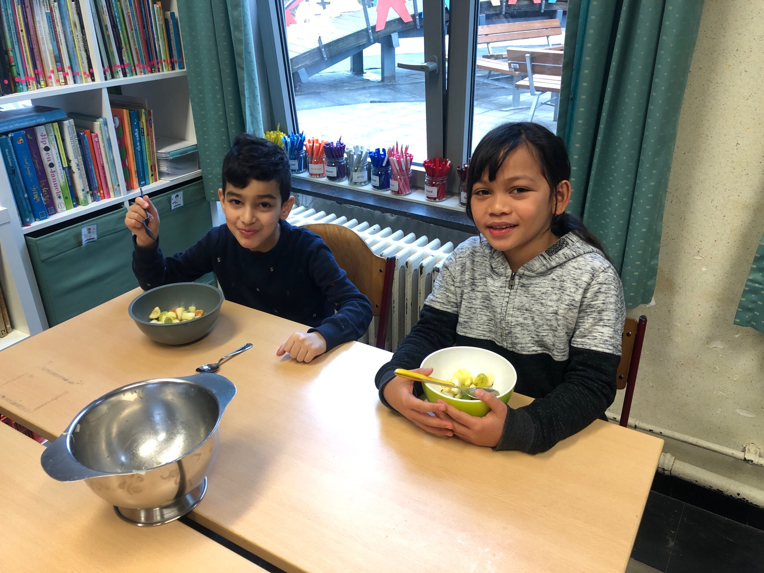 Fruitsalade maken in 3A!