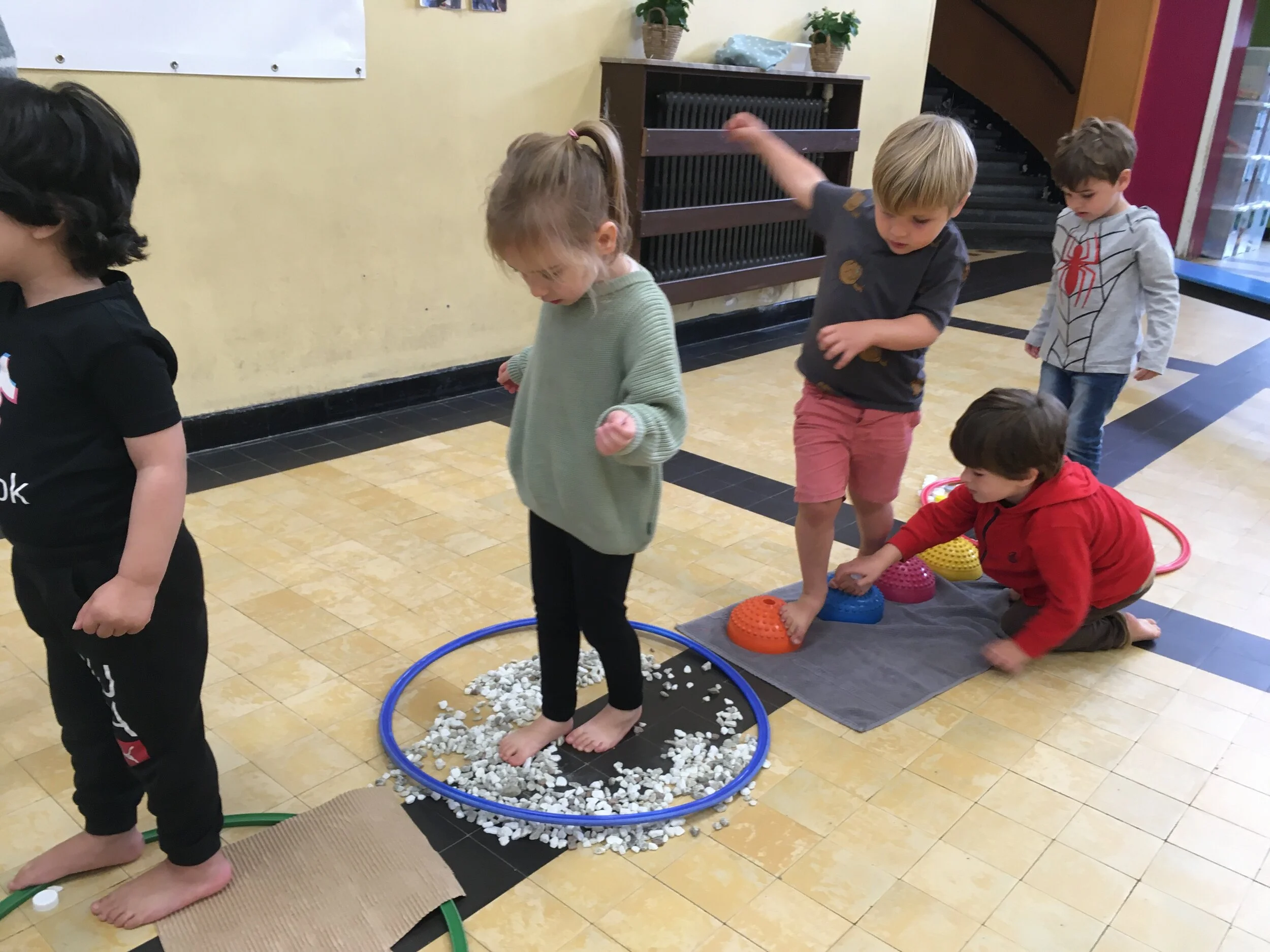 Blotevoeten - parcours in IC