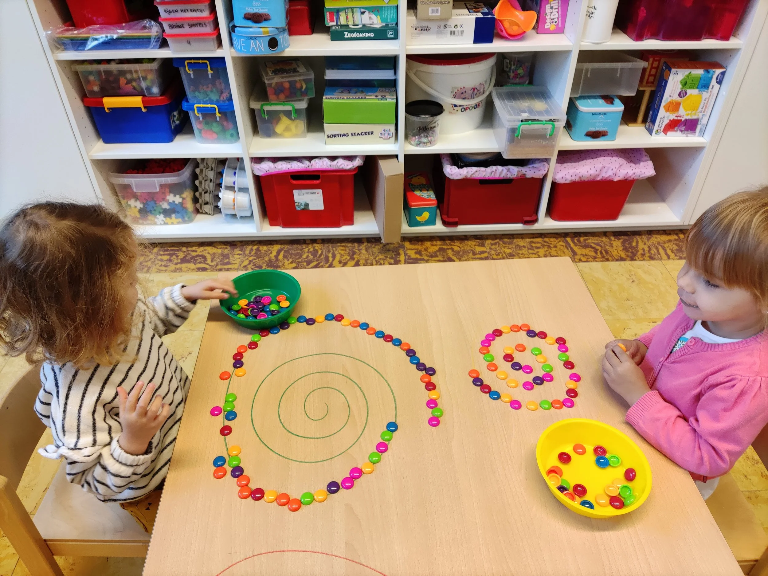 vlinderklas vol kleuren