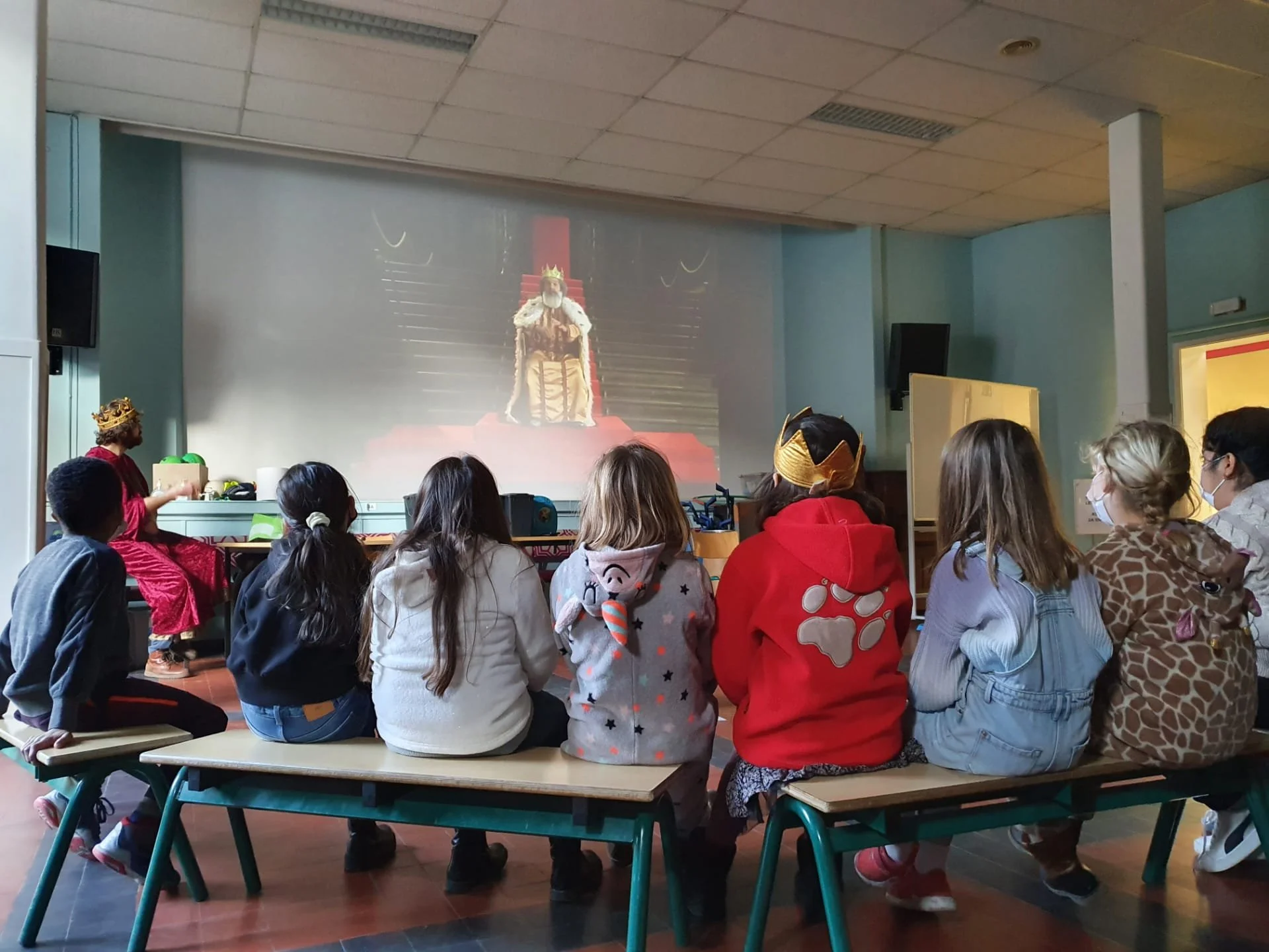 tweede leerjaar: bezoek uit Viesvuilland