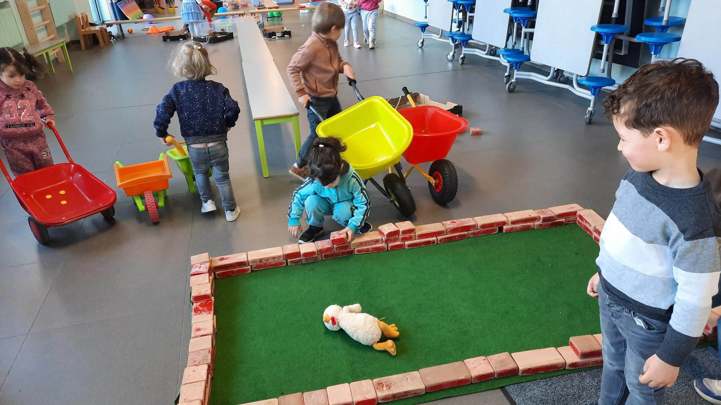 Paassfeer in de sportzaal