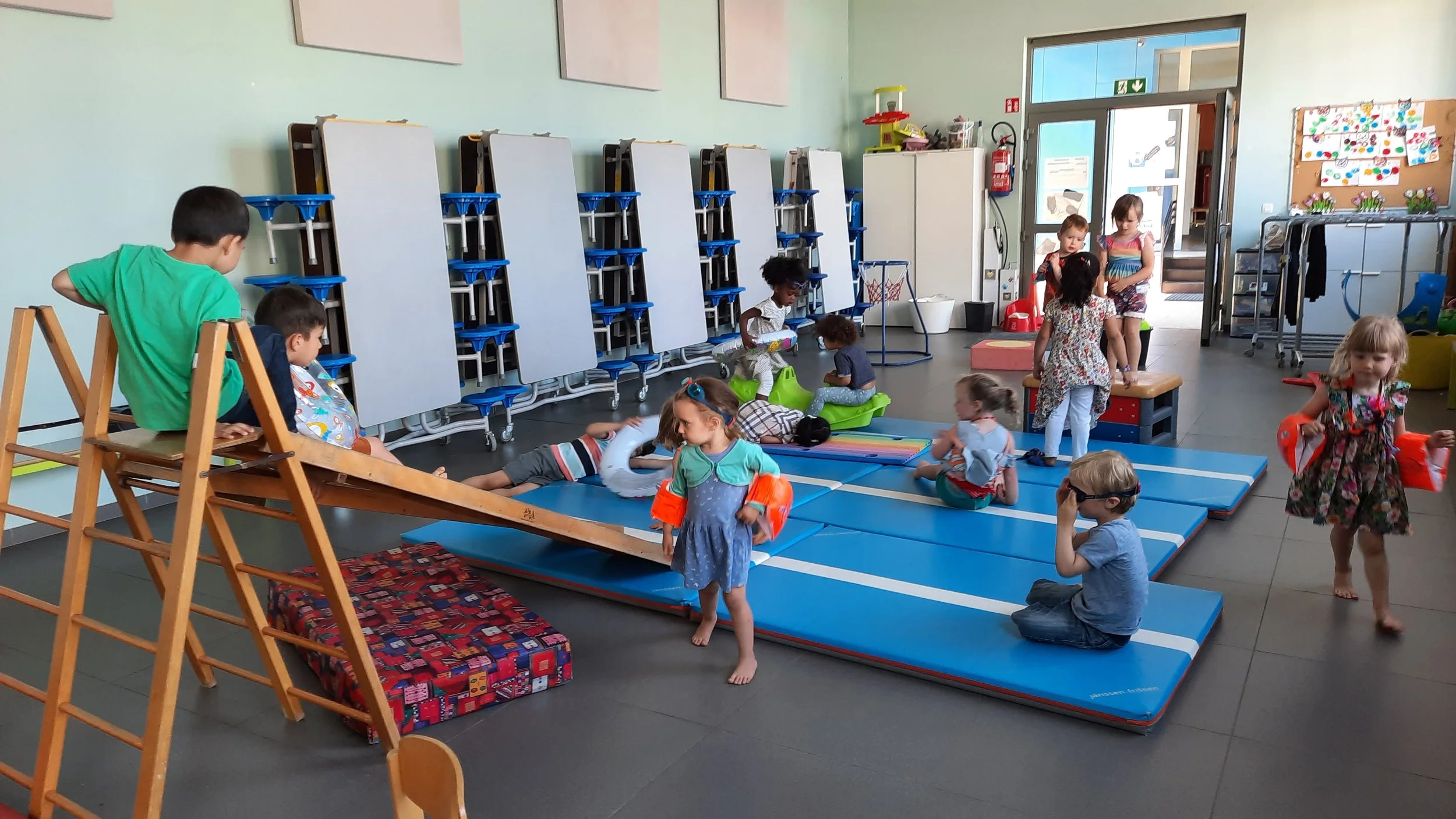 Sporten in juni (eerste kleuterklas)