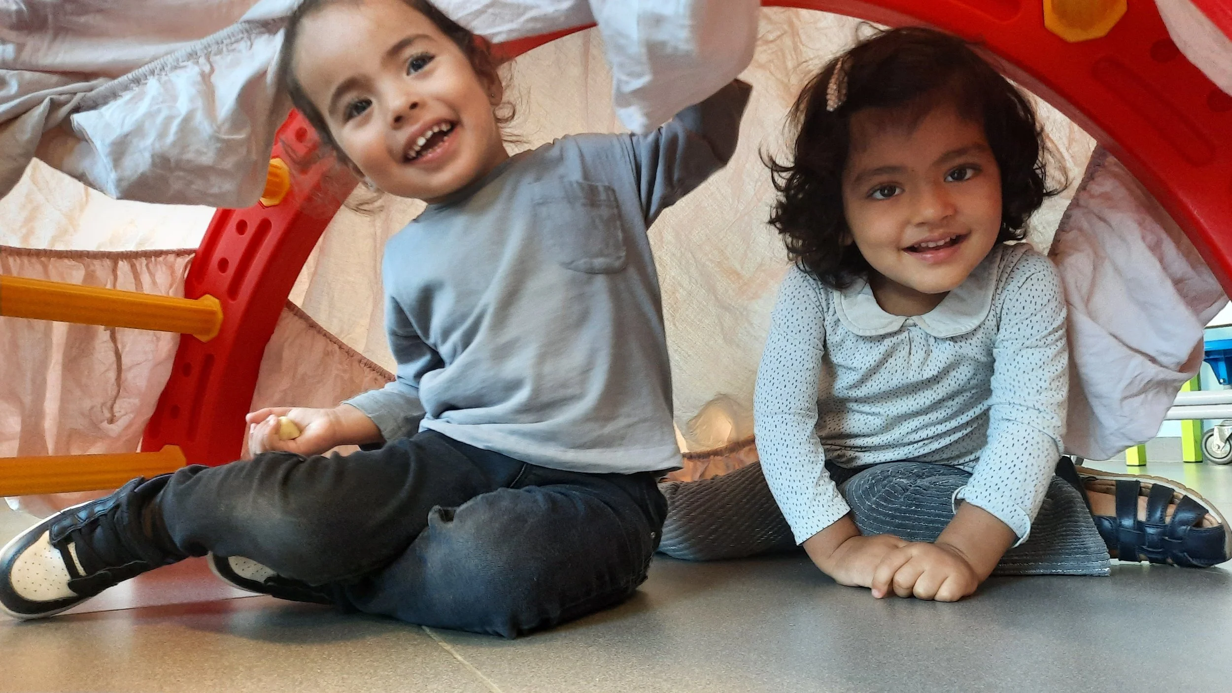 De eerste sportlesjes