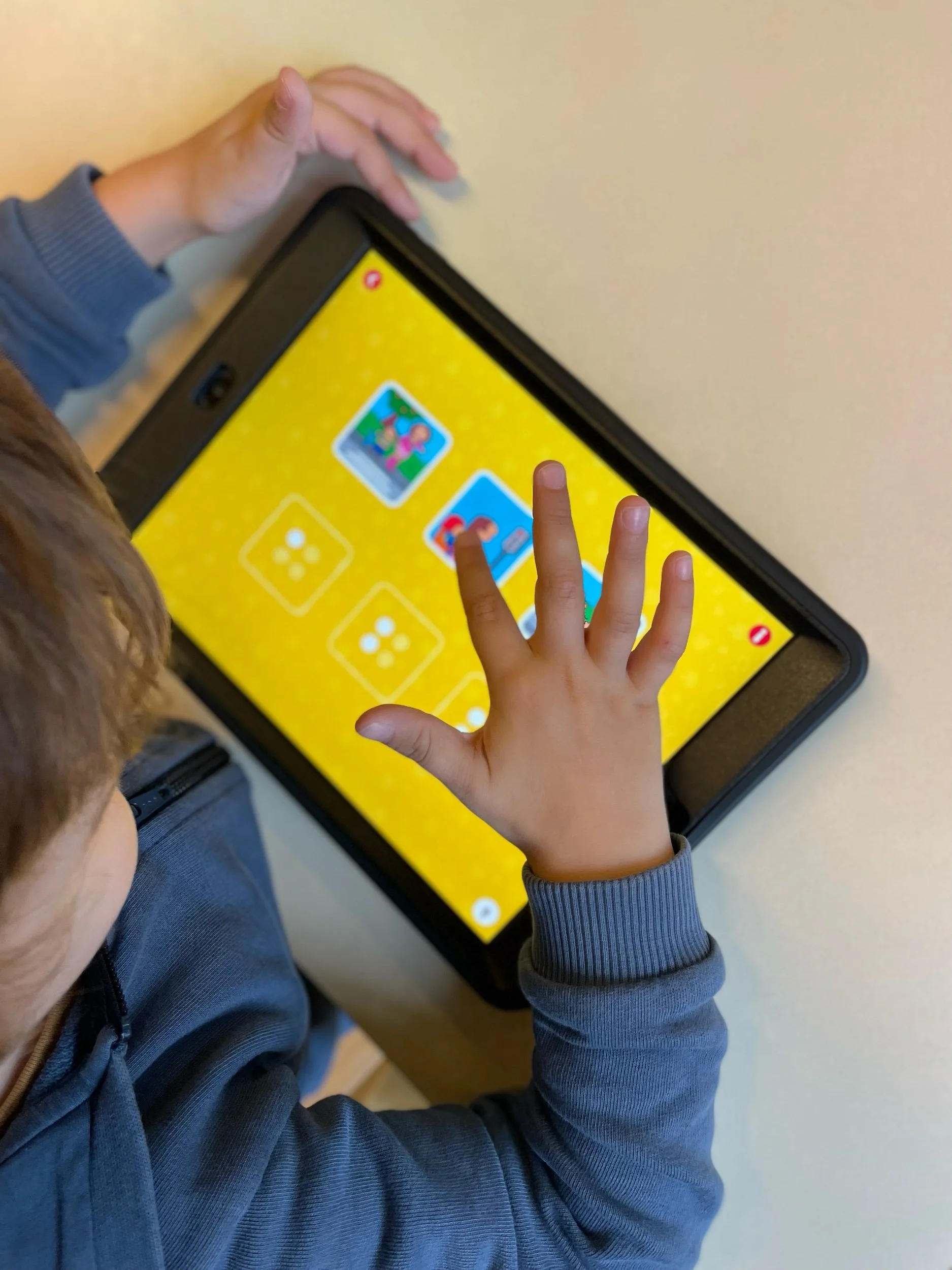 De Vlinders ontdekken de iPads