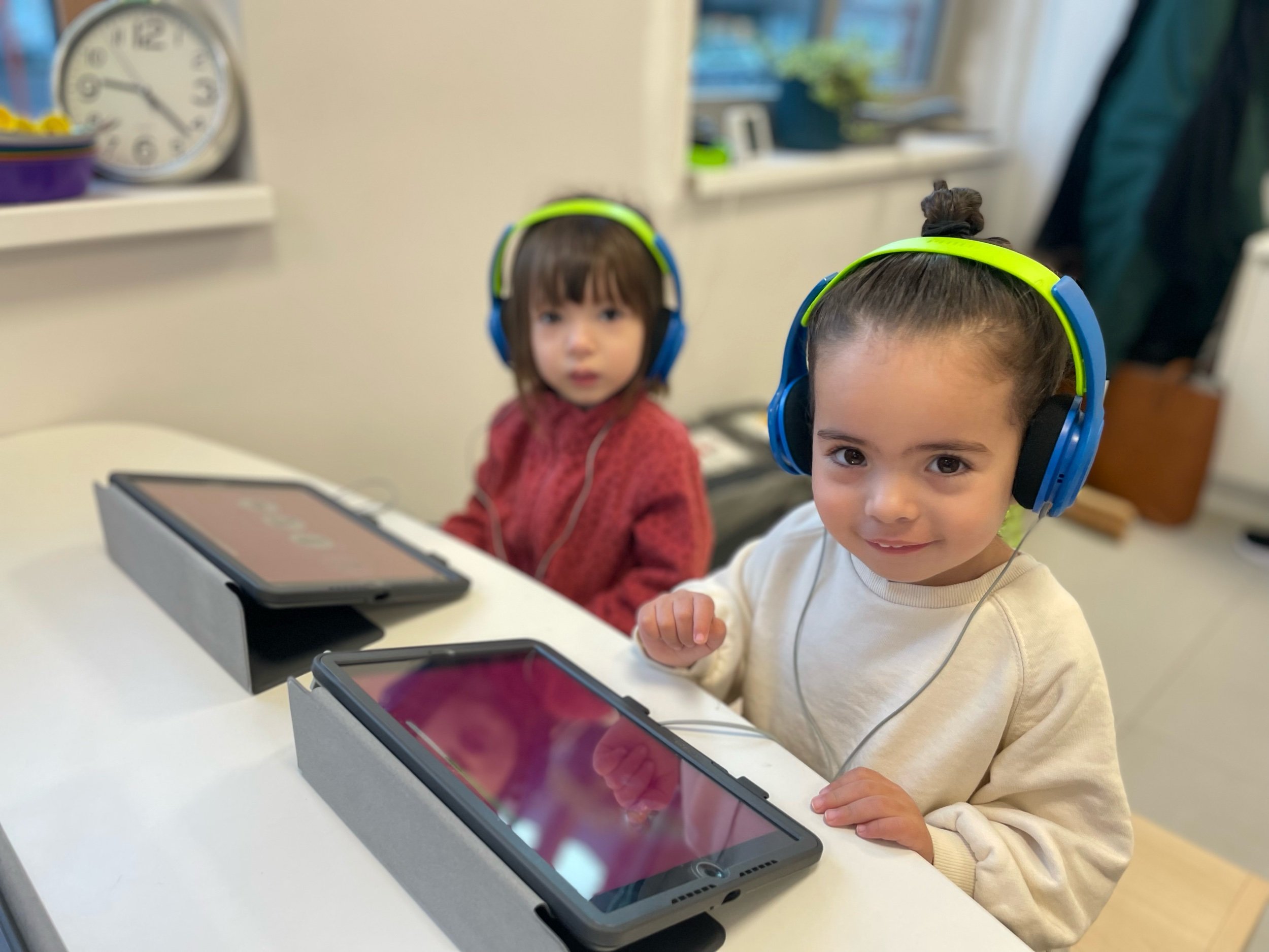 De uiltjes ontdekken de iPads