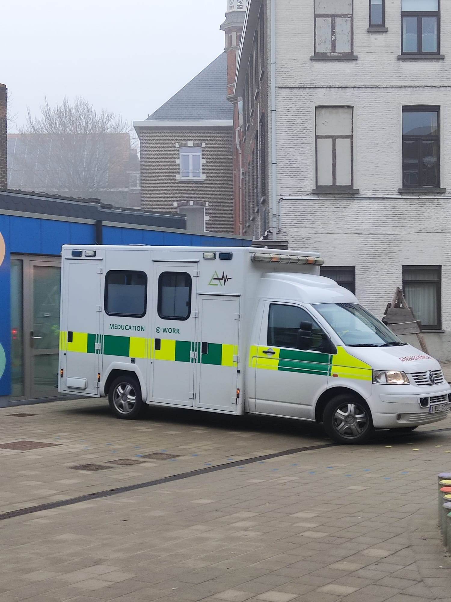 Een ziekenwagen op onze school (IA, IB, IC en ID)