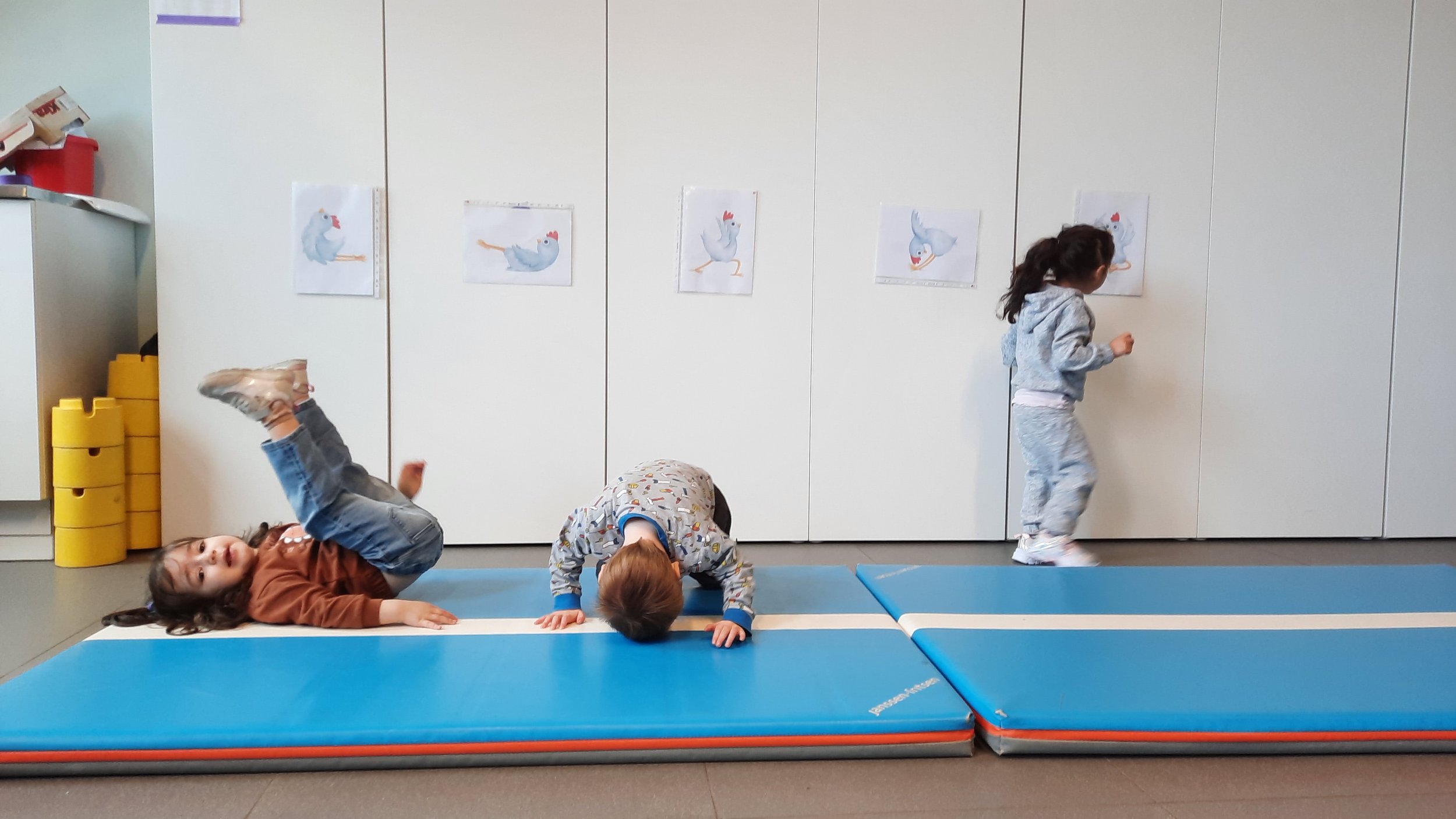 Sporten met kippen en eitjes (IA)