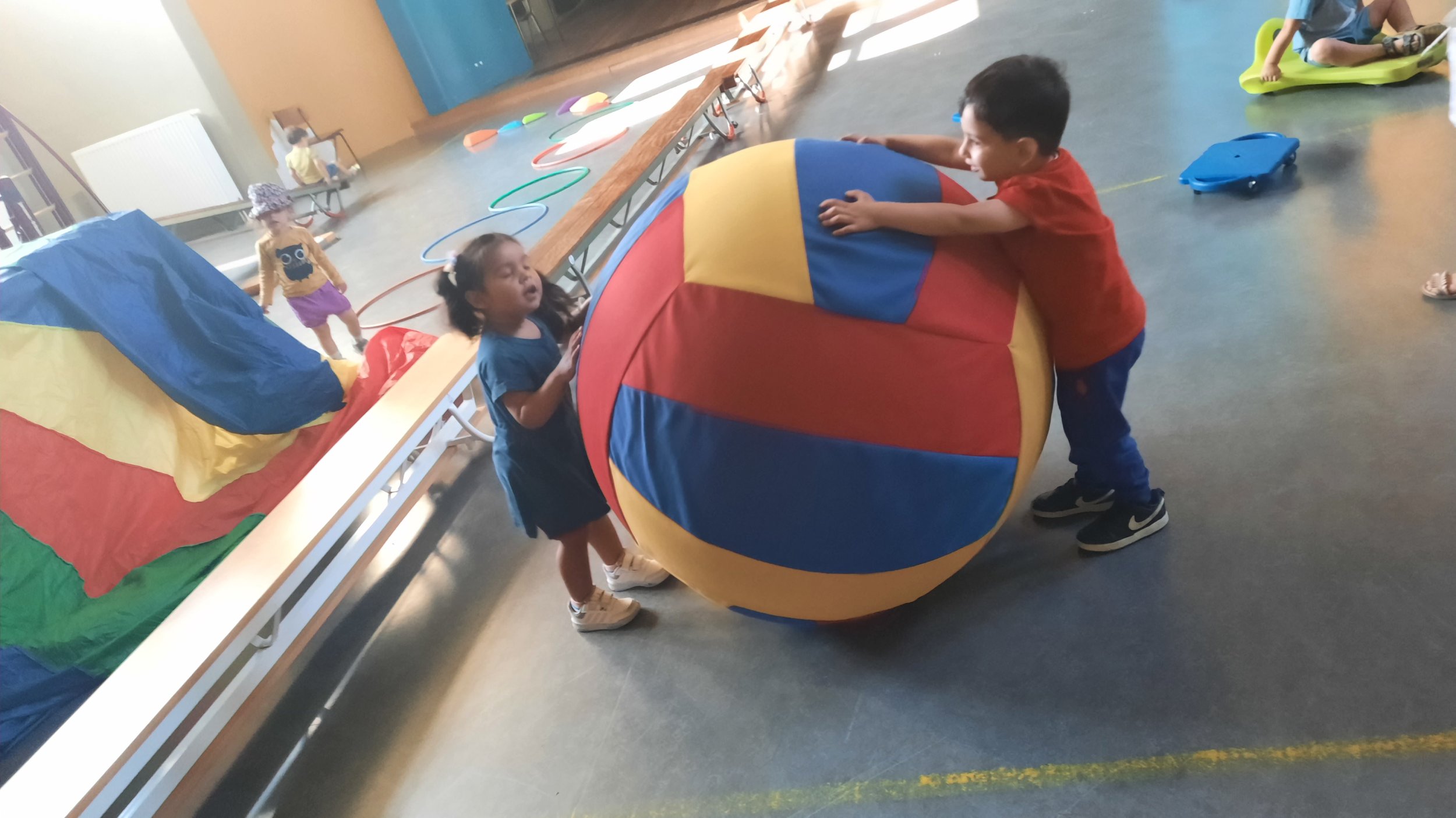Sport- en speldag voor de peuters