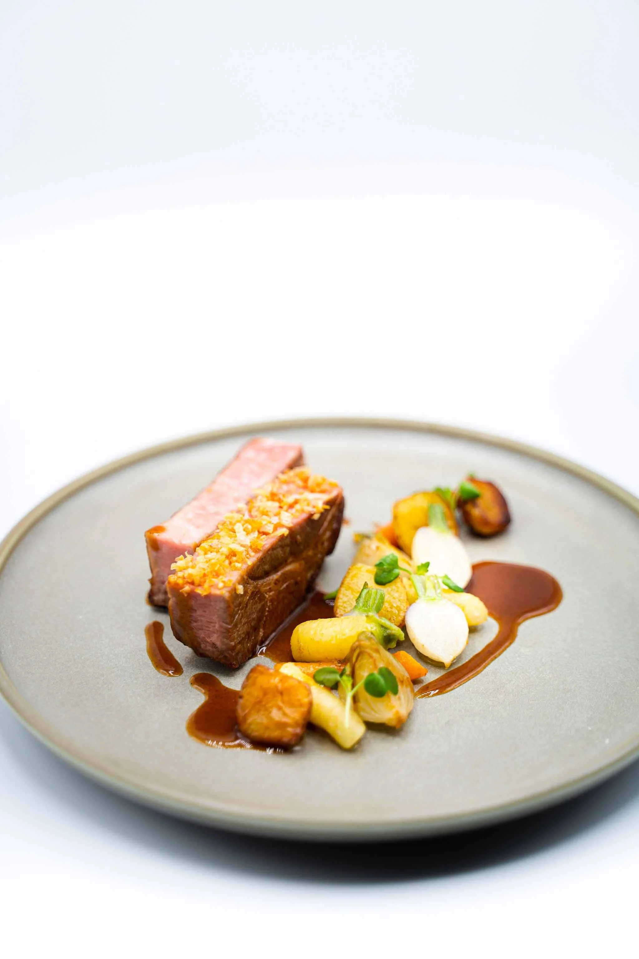 Cochon de l'Aveyron & légumes nouveaux