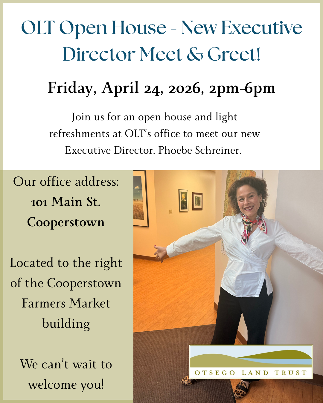 OLT Open House - New Executive Director Meet &amp; Greet!