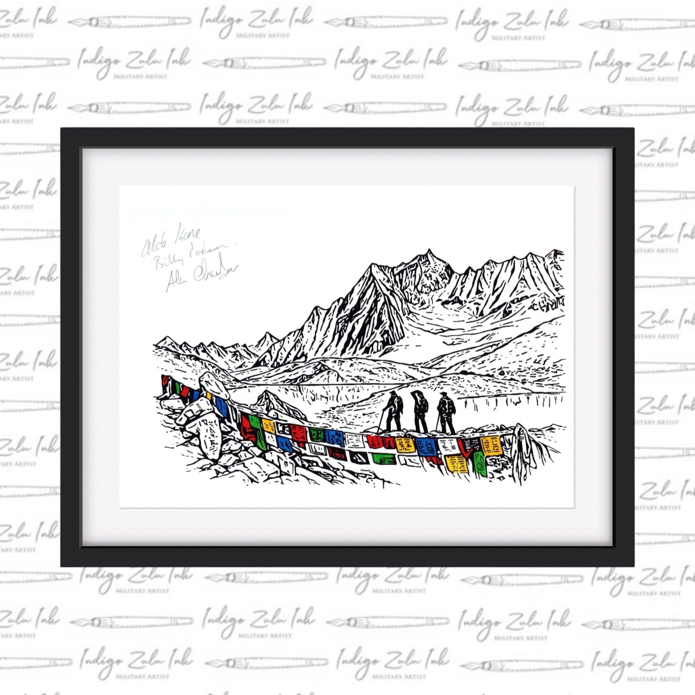 Snowman Trek - Signed by Aldo Kane, Billy Perham & Al Chambers 
