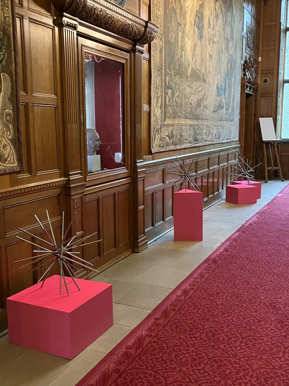 A Better Sky, Tapestry corridor, West Dean House 