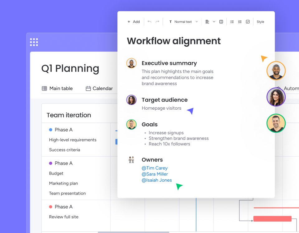 Monday.com work management planning and workflow dashboard 2026