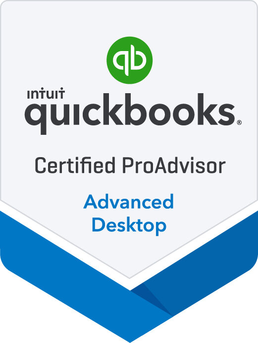 QuickBooks Certified ProAdvisor badge for Certum Solutions, QuickBooks Advanced Desktop edition.
