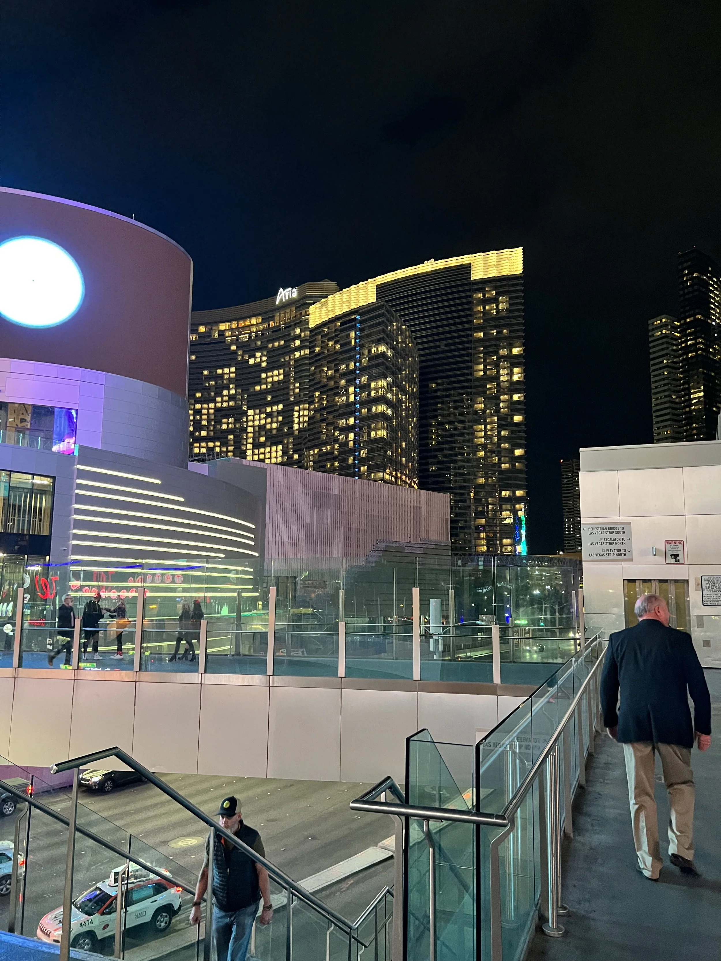 Outside view, Aria Hotel and Casino