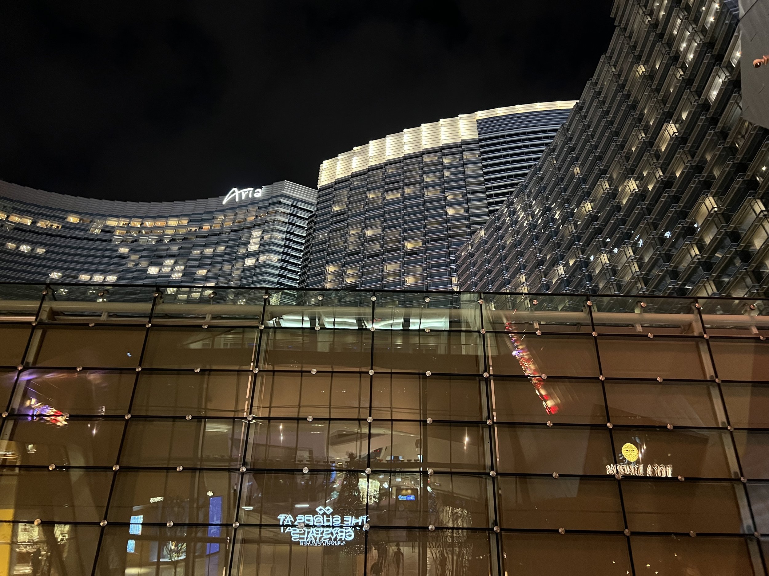 Outside view, Aria Hotel and Casino