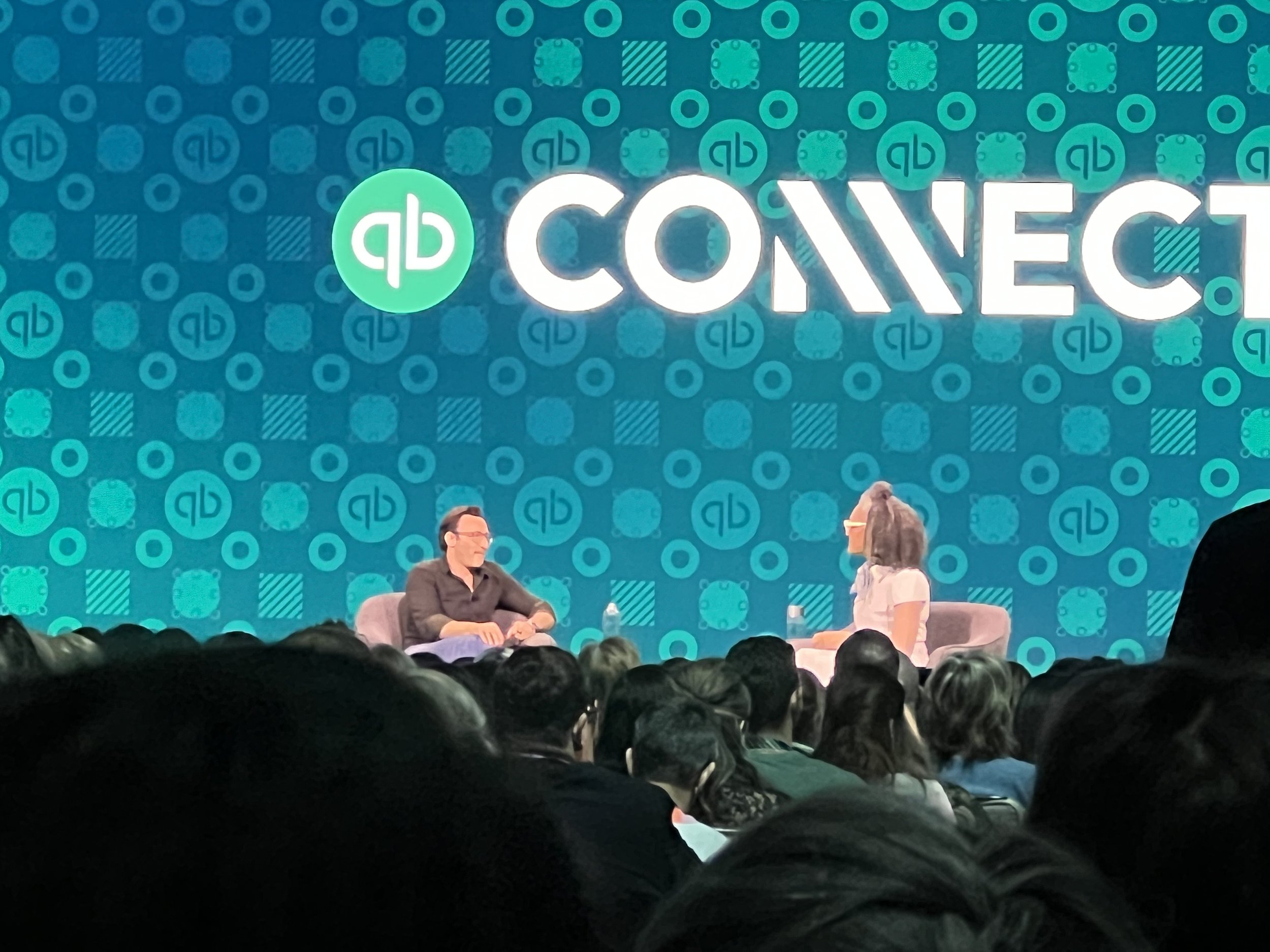 Simon Sinek and Carla Hall 