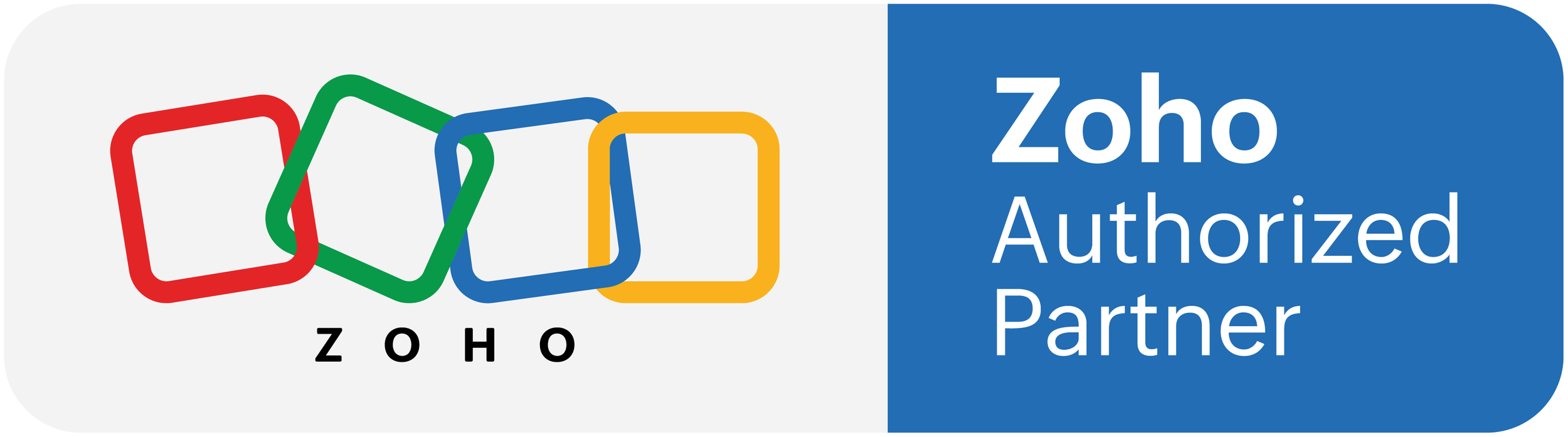 Zoho Silver Partner badge held by Certum Solutions