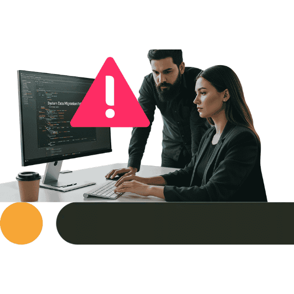 Team of experts rescuing a failed migration from our competitors