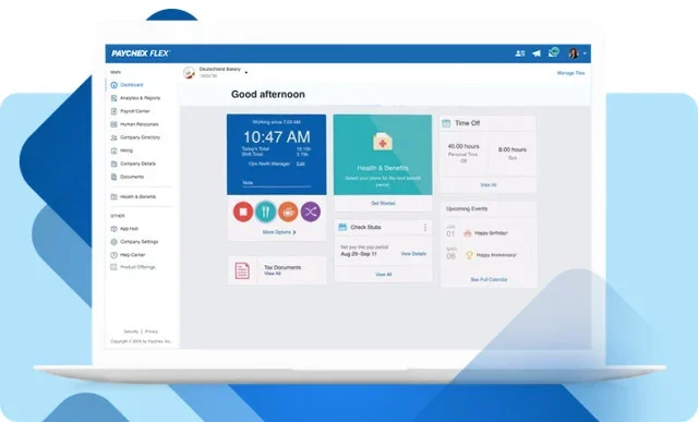 Paychex Payroll Paychex Flex Dashboard