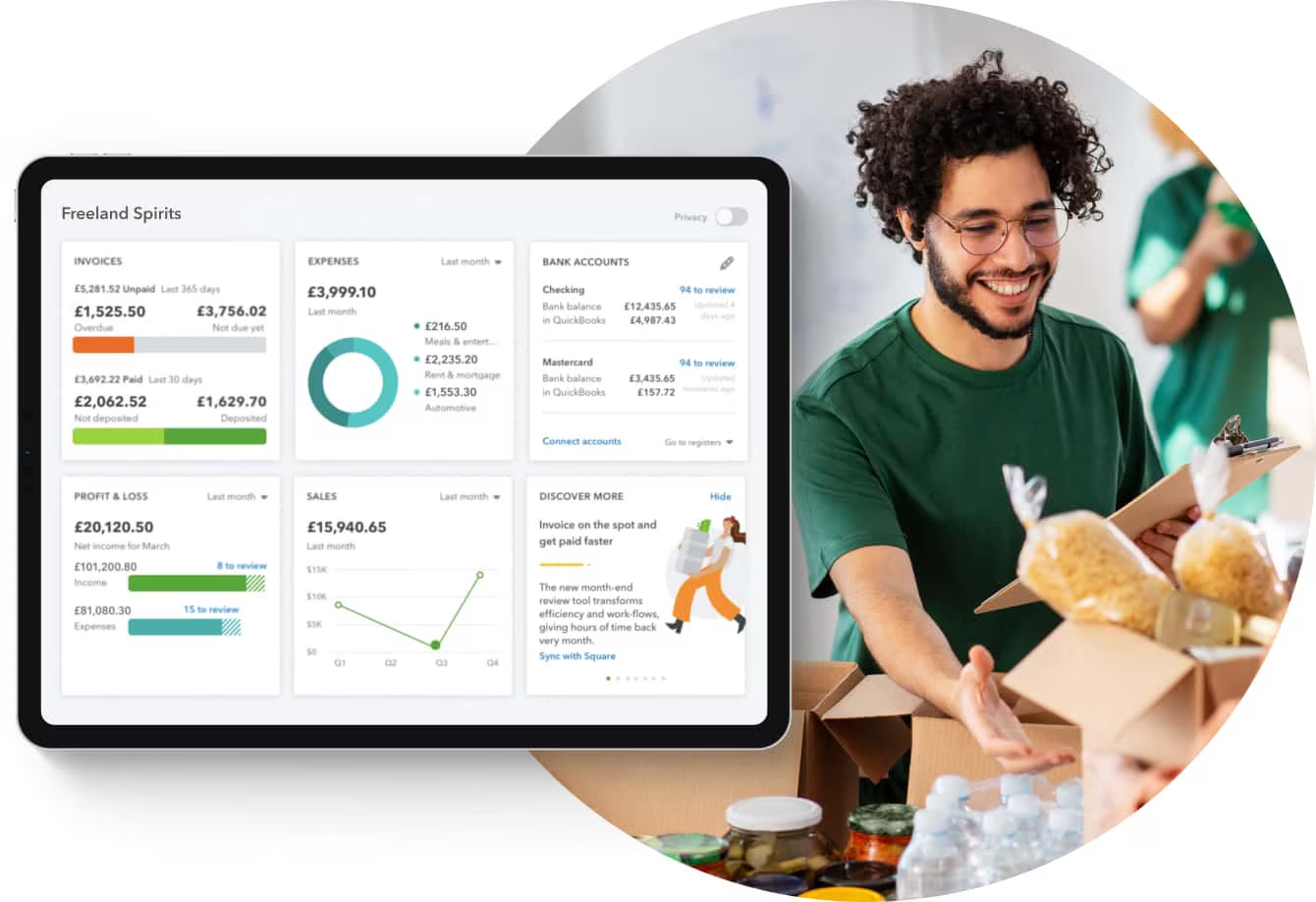 Fractional CFO reporting services for nonprofits on quickbooks