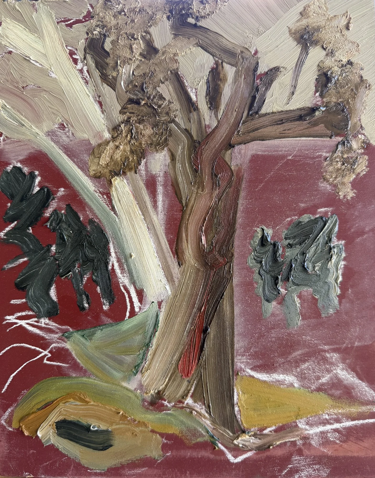  Thinking of you   Oil on board  25x20cm 2026