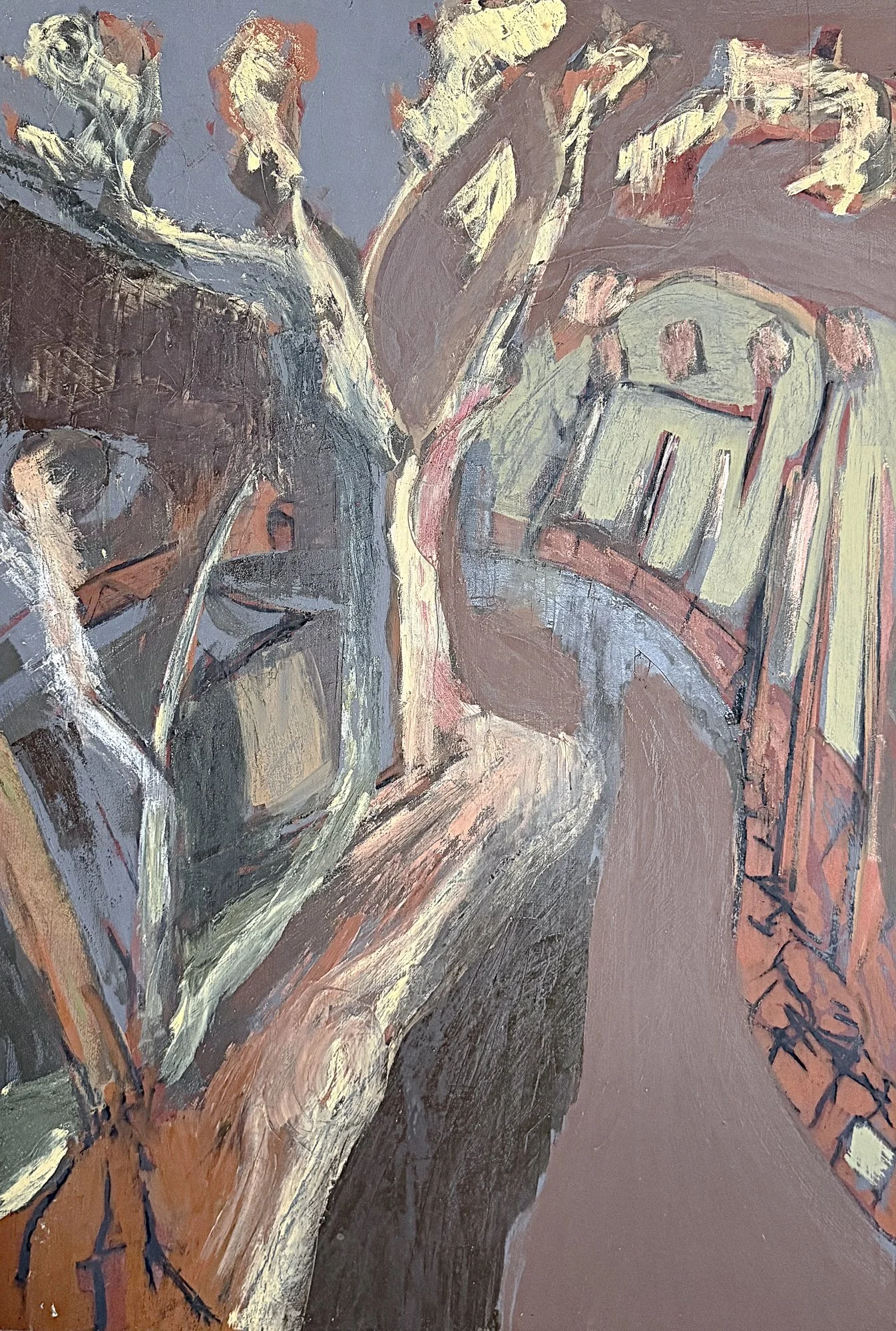  **WIP** Uncompromising tree   Oil on board  80x61cm 2026