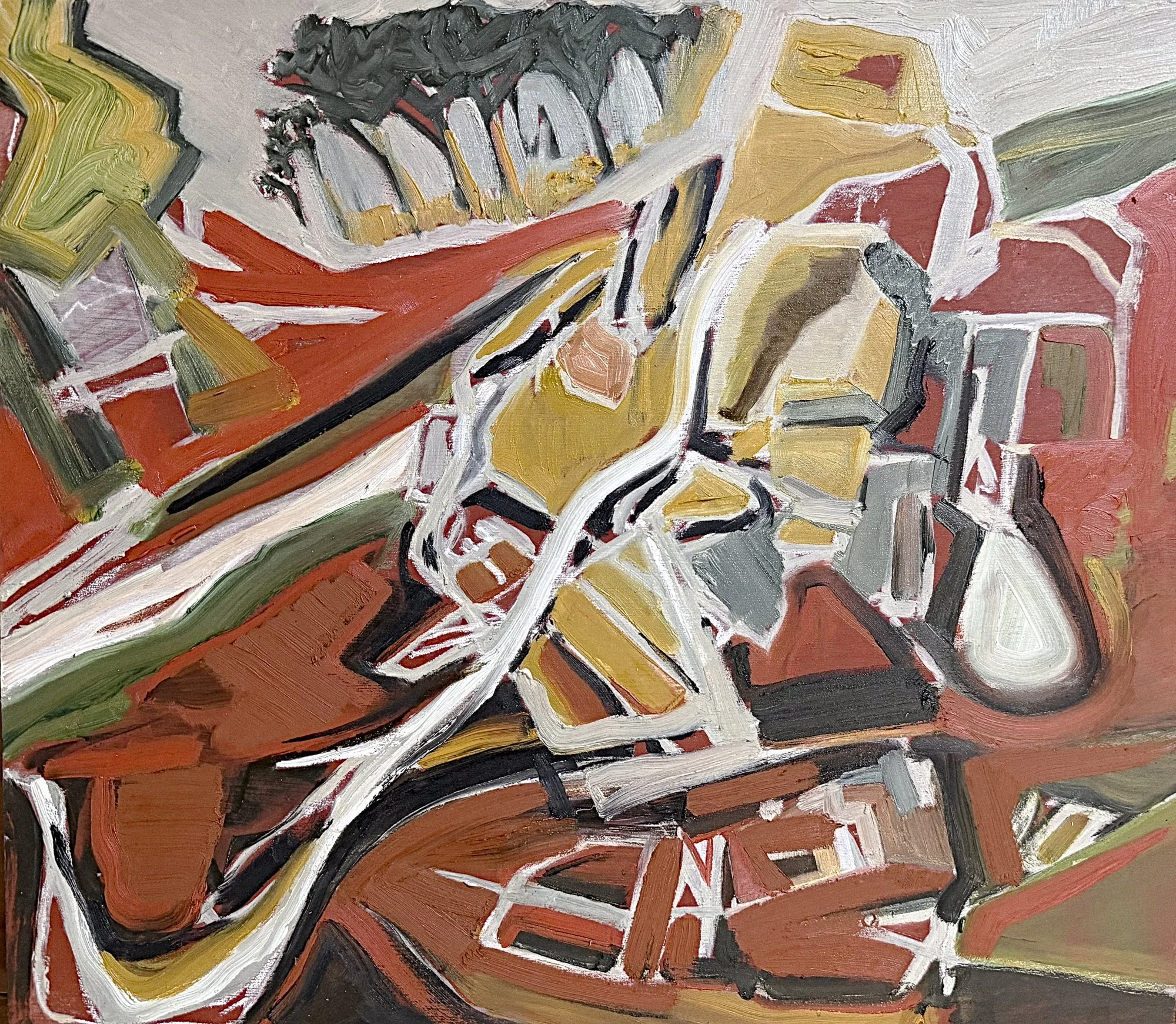  Ganesh rock   Oil on board  35x40cm 2026