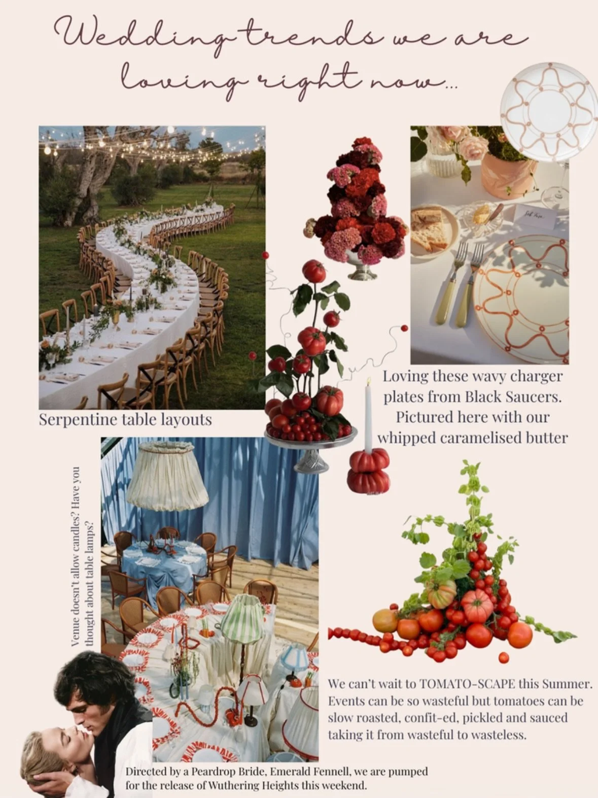 With love in the air this week, in our newsletter we looked back at some of the gorgeous weddings we catered in 2026. And what&rsquo;s trending in weddings right now. Happy val day to all x 🩷 #happyvalentinesday #loveisinthepear #pearstoremember

Su