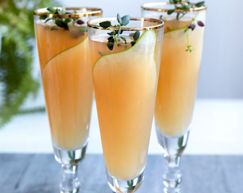 Pear & ginger lemonade